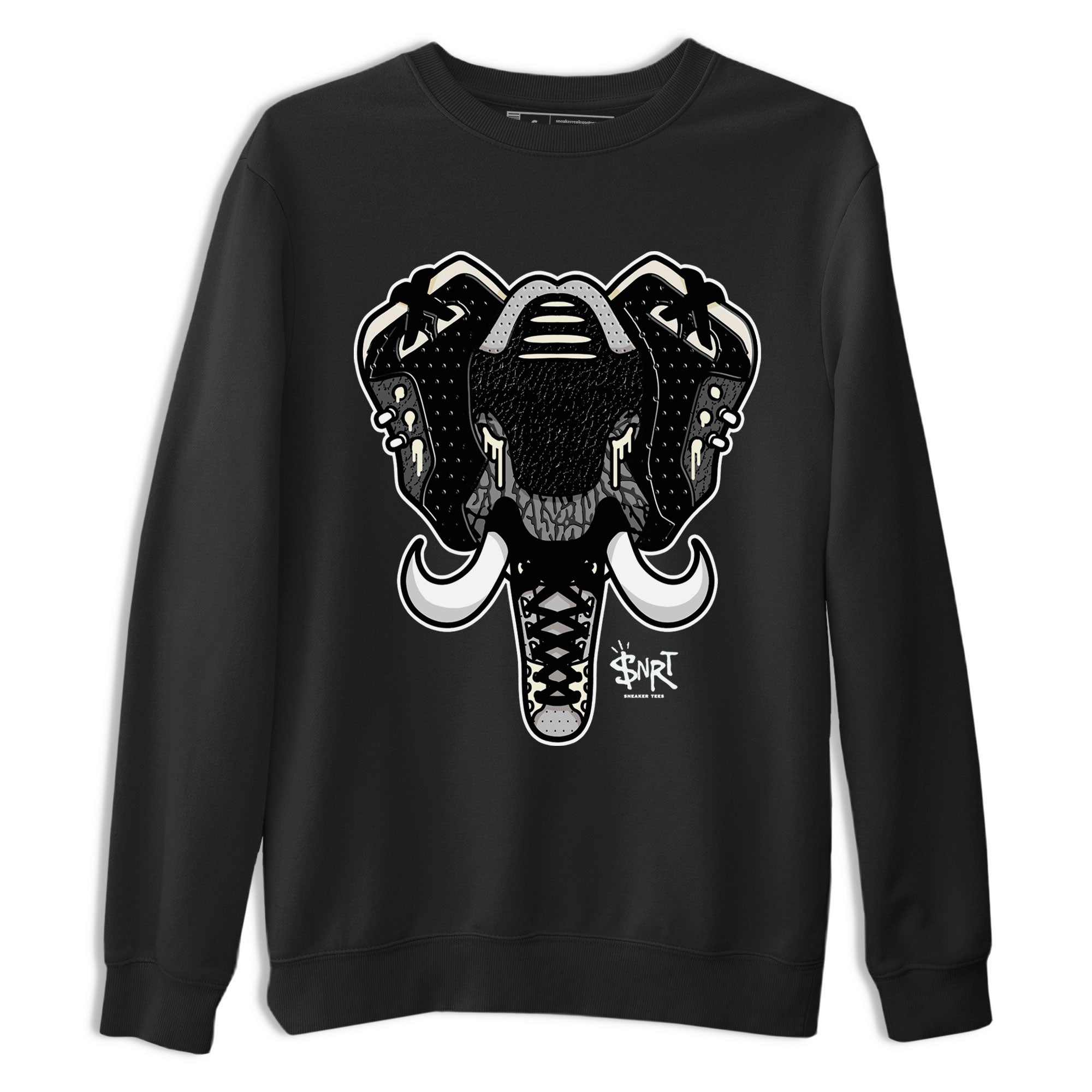 Air Jordan 3 Off Noir shirt to match jordans Elephant Symbol sneaker tees Air Jordan 3 Retro Off Noir Drip Gear Zone Unisex Black 2 T-Shirt