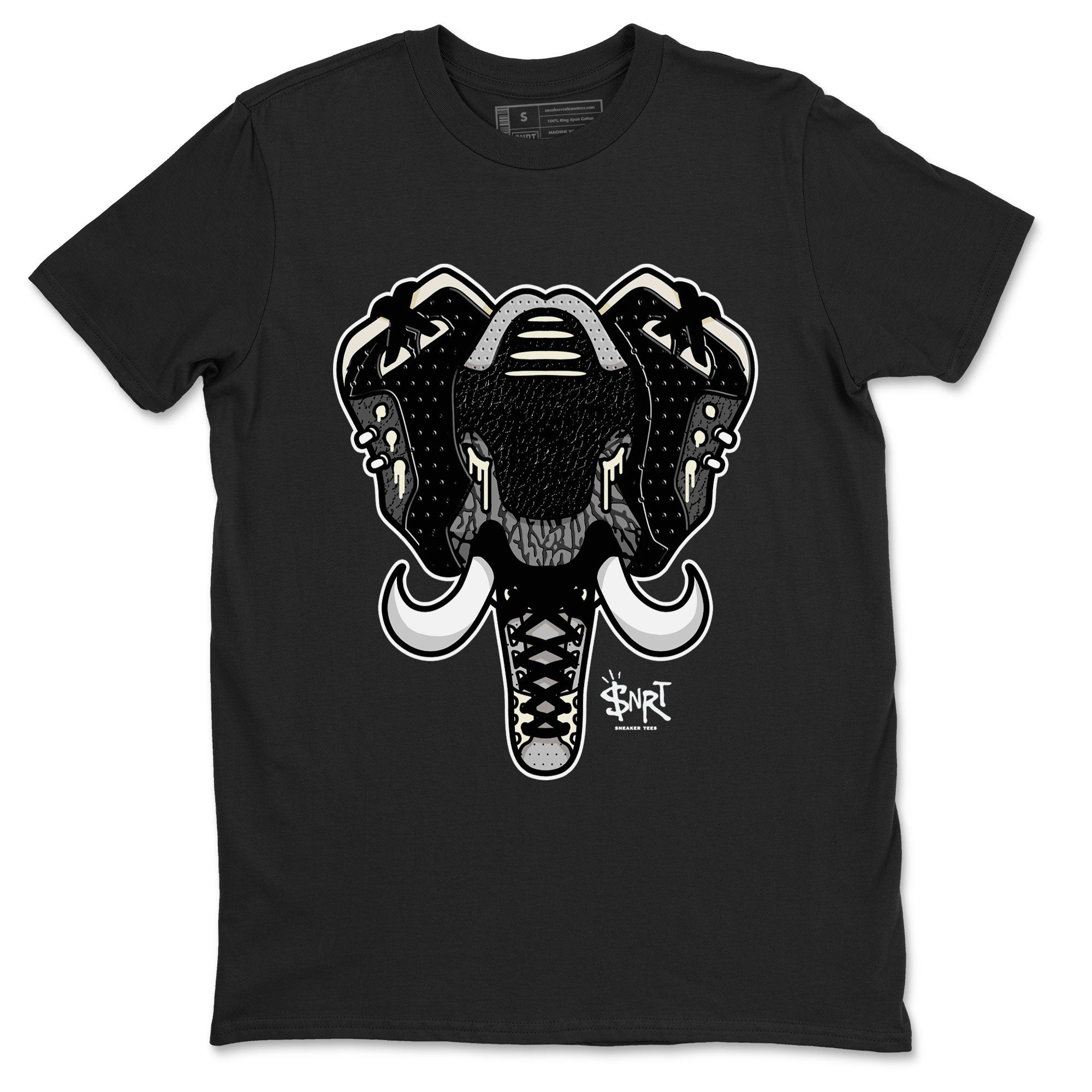 Air Jordan 3 Off Noir shirt to match jordans Elephant Symbol sneaker tees Air Jordan 3 Retro Off Noir Drip Gear Zone Unisex Black 2 T-Shirt