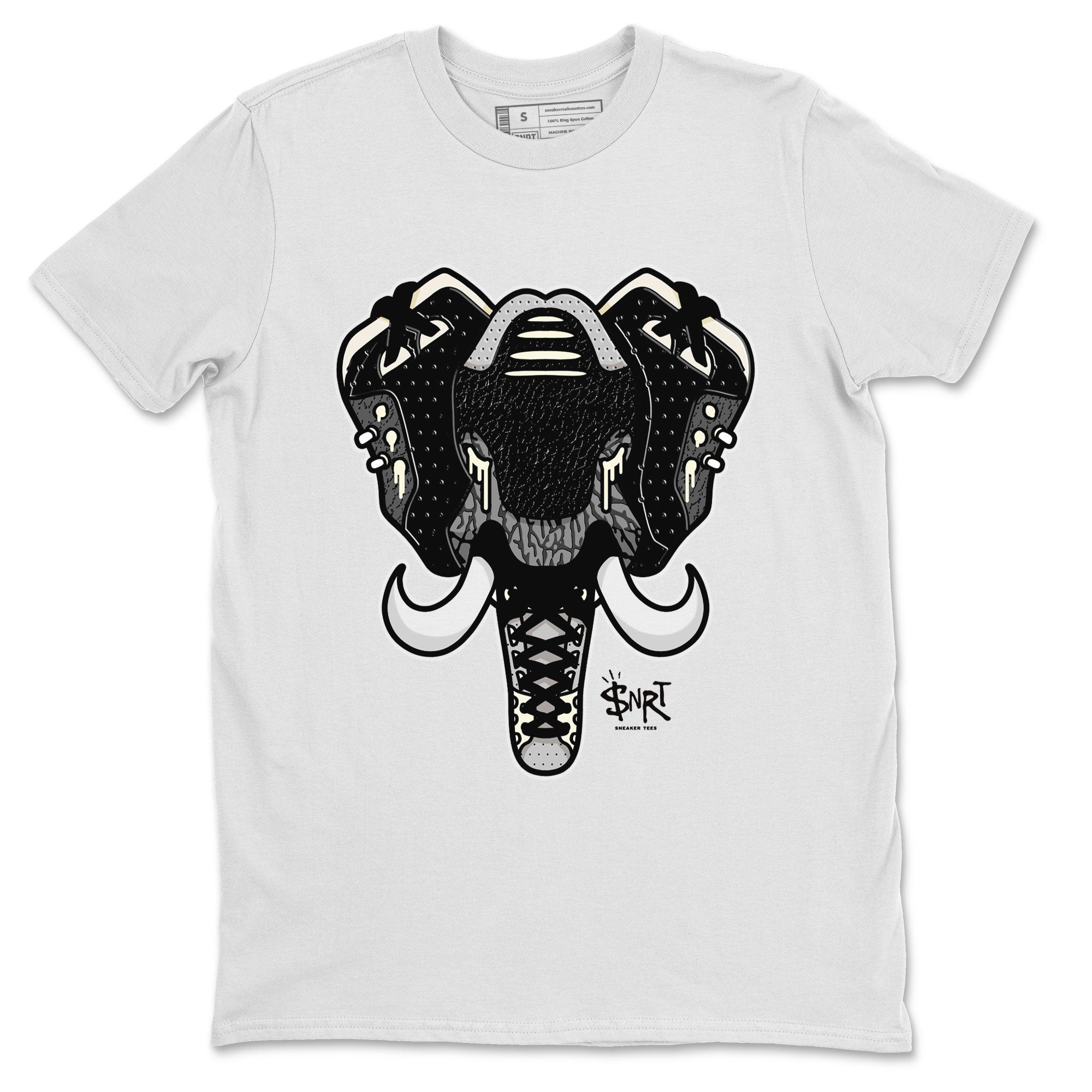Air Jordan 3 Off Noir shirt to match jordans Elephant Symbol sneaker tees Air Jordan 3 Retro Off Noir Drip Gear Zone Unisex White 2 T-Shirt