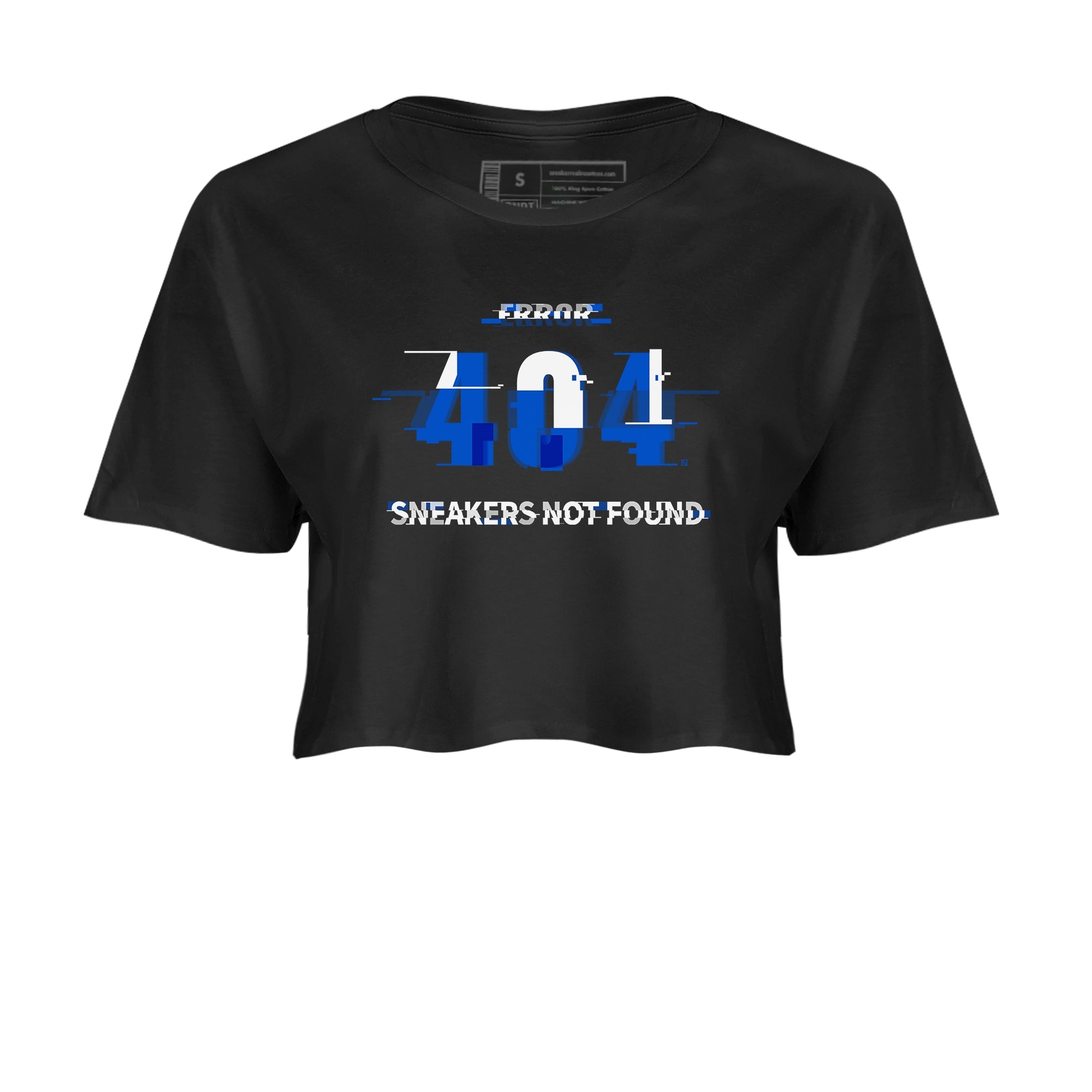 Air Force 1 404 Error shirt to match jordans Error sneaker tees AF1 404 Error Drip Gear Zone Black 2 crop length shirt