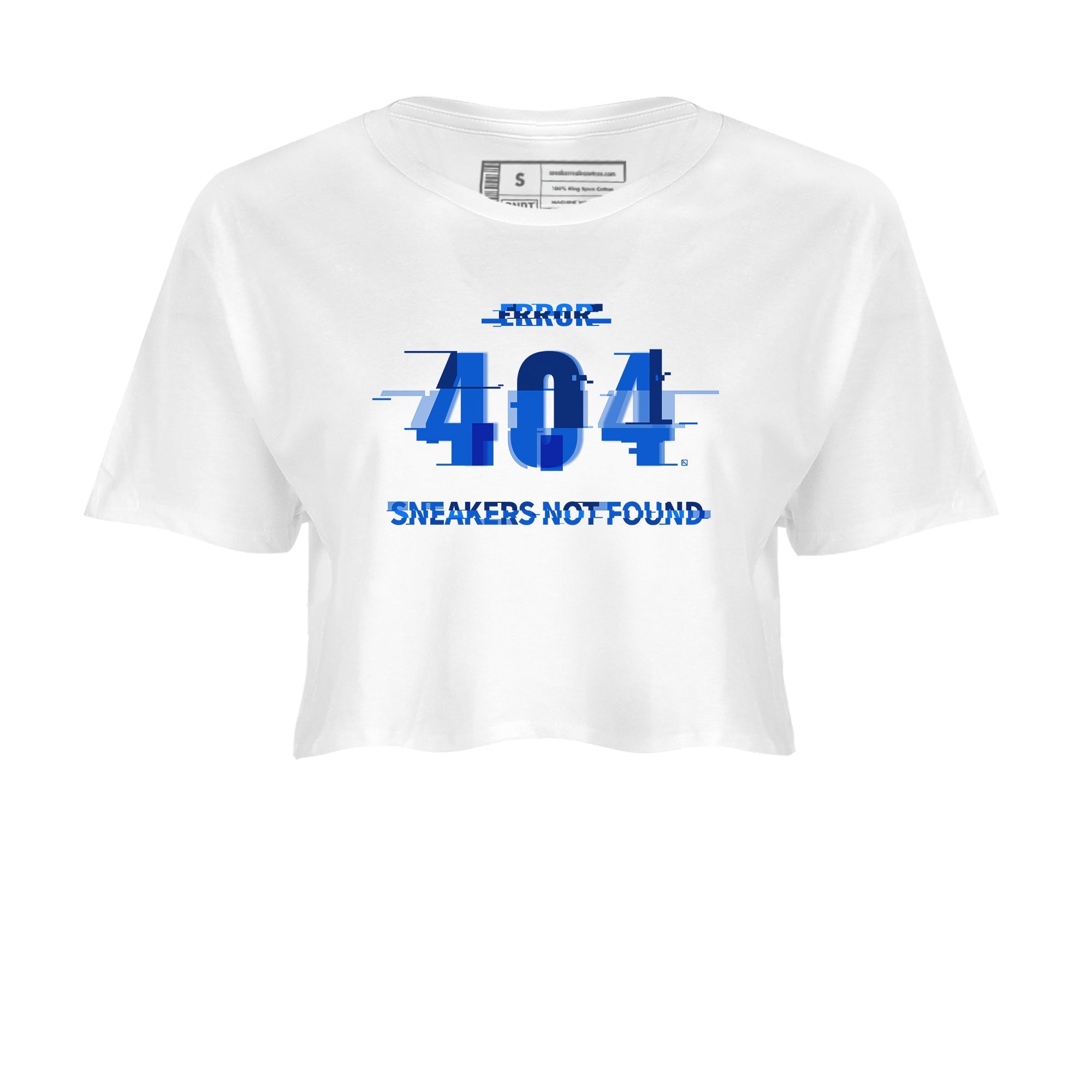 Air Force 1 404 Error shirt to match jordans Error sneaker tees AF1 404 Error Drip Gear Zone White 2 crop length shirt