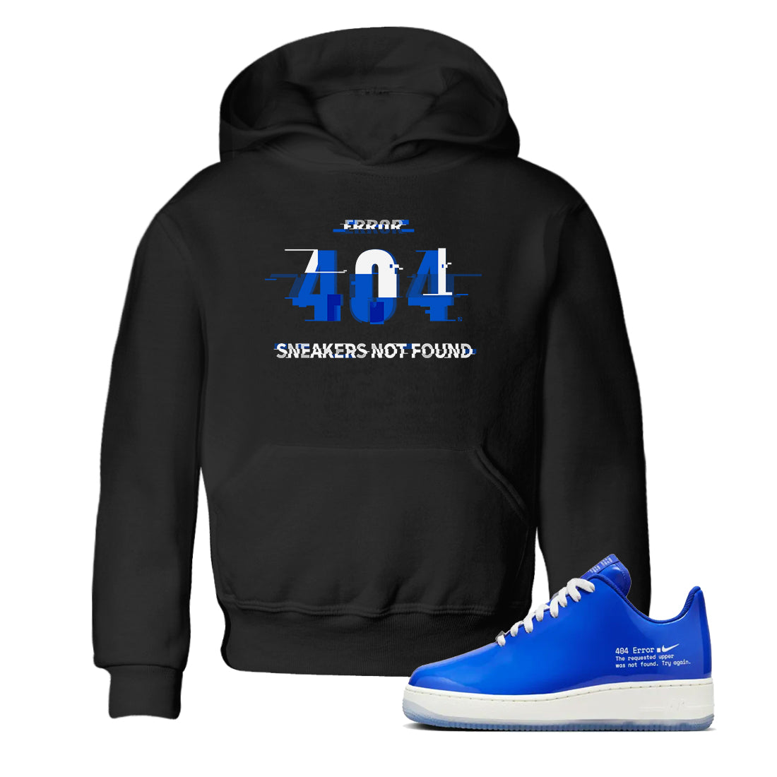 Air Force 1 404 Error shirt to match jordans Error sneaker tees AF1 404 Error Drip Gear Zone baby toddler Black 1 cotton Shirt