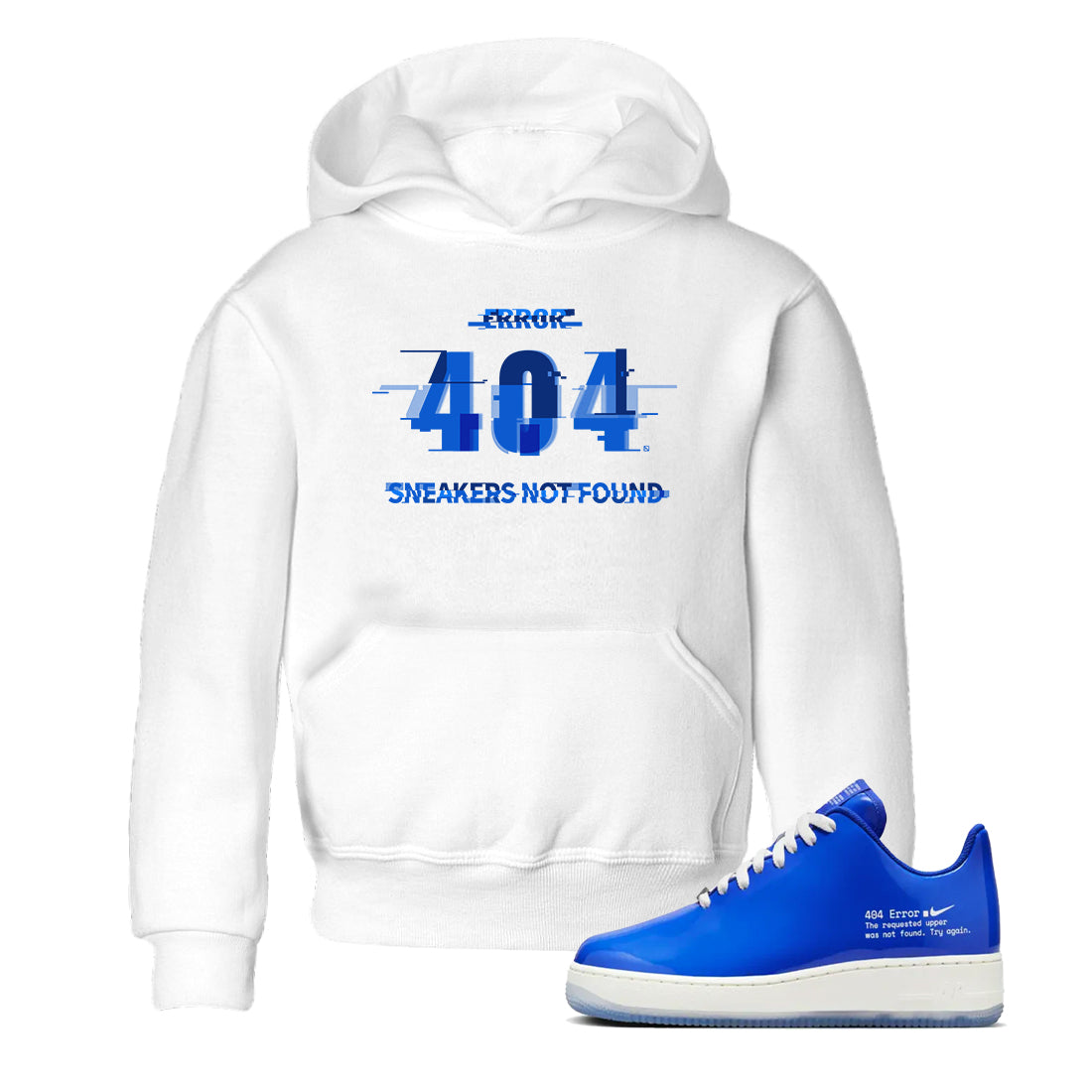 Air Force 1 404 Error shirt to match jordans Error sneaker tees AF1 404 Error Drip Gear Zone baby toddler White 1 cotton Shirt