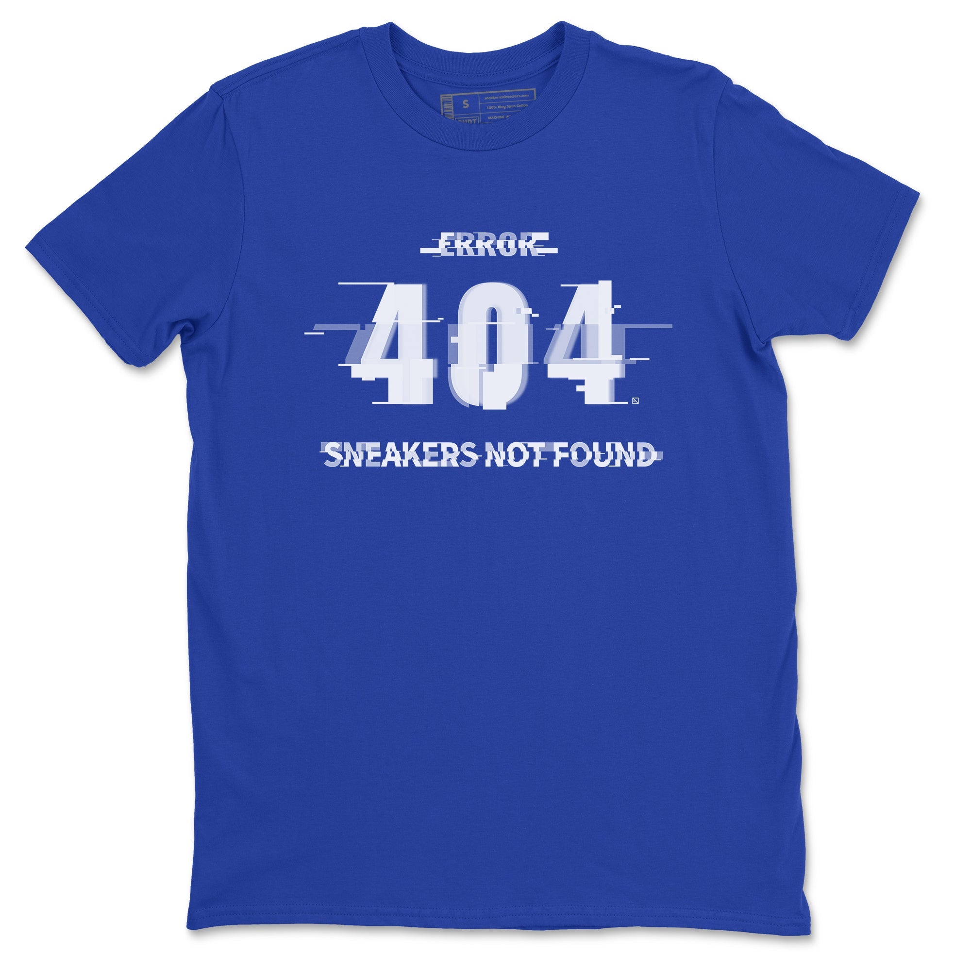 Air Force 1 404 Error shirt to match jordans Error sneaker tees AF1 404 Error Drip Gear Zone unisex cotton Royal Blue 2 crew neck shirt