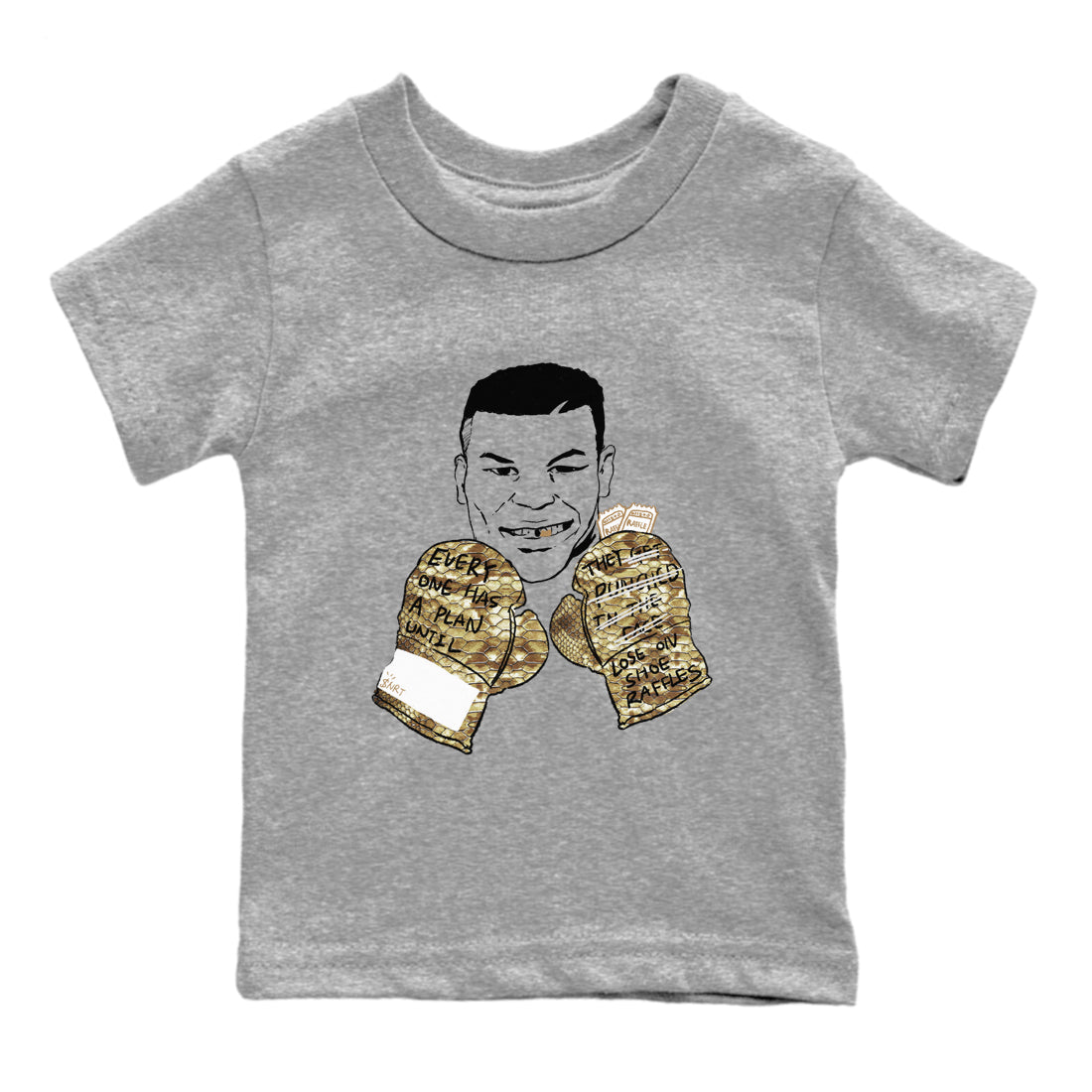Air Force 1 Ivory Snake shirt to match jordans Everyone Has A Plan sneaker tees Air Force 1 Ivory Snake Drip Gear Zone baby toddler Heather Grey 2 cotton Shirt