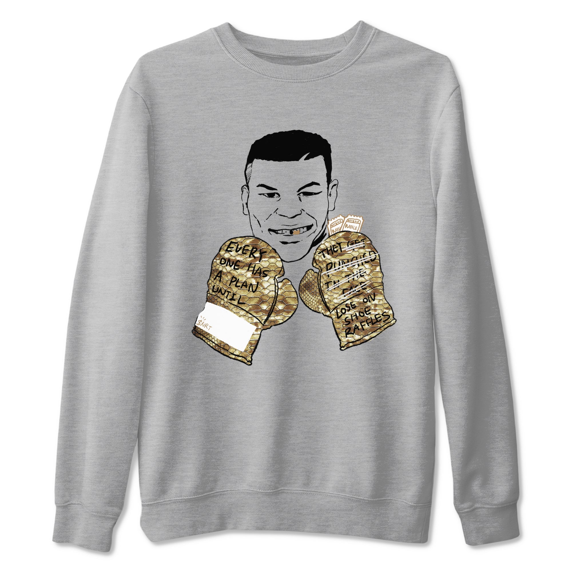 Air Force 1 Ivory Snake shirt to match jordans Everyone Has A Plan sneaker tees Air Force 1 Ivory Snake Drip Gear Zone unisex cotton Heather Grey 2 crew neck shirt