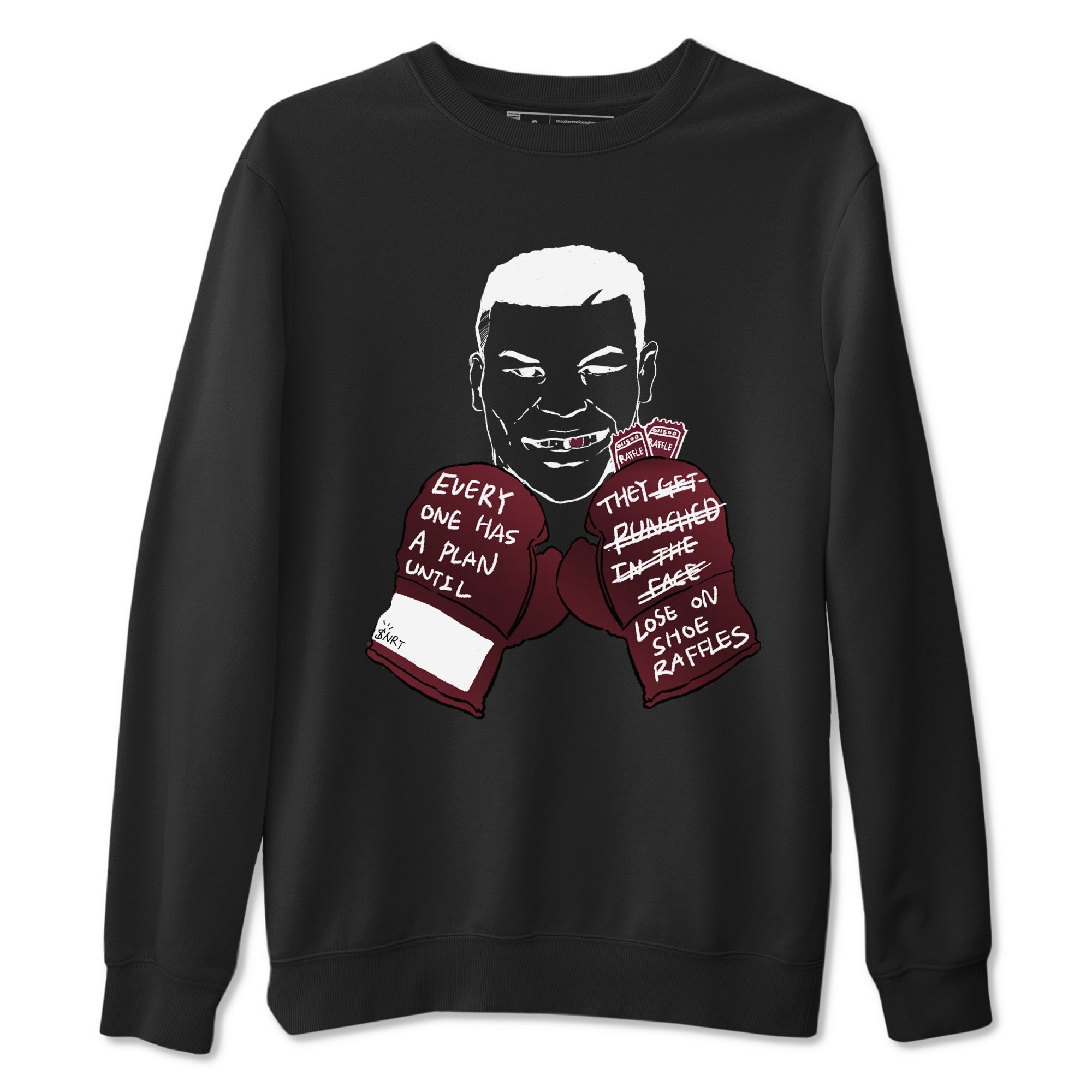 1s Metalic Burgundy shirt to match jordans Everyone Has A Plan sneaker tees Air Jordan 1 Metalic Burgundy Drip Gear Zone unisex cotton Black 2 crew neck shirt