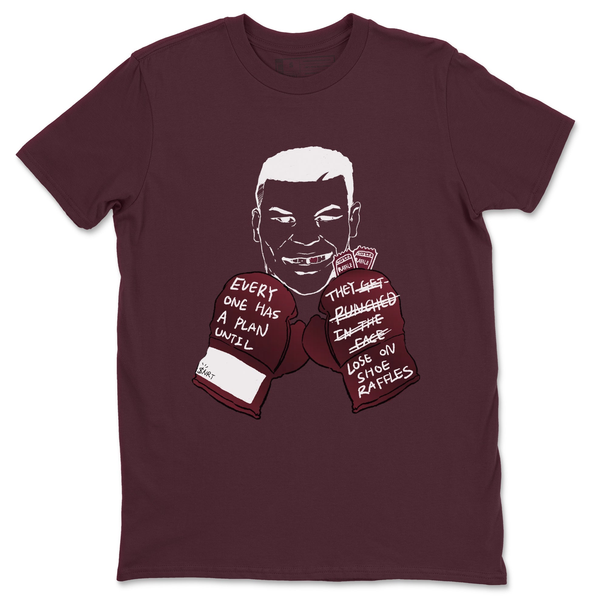 1s Metalic Burgundy shirt to match jordans Everyone Has A Plan sneaker tees Air Jordan 1 Metalic Burgundy Drip Gear Zone unisex cotton Maroon 2 crew neck shirt