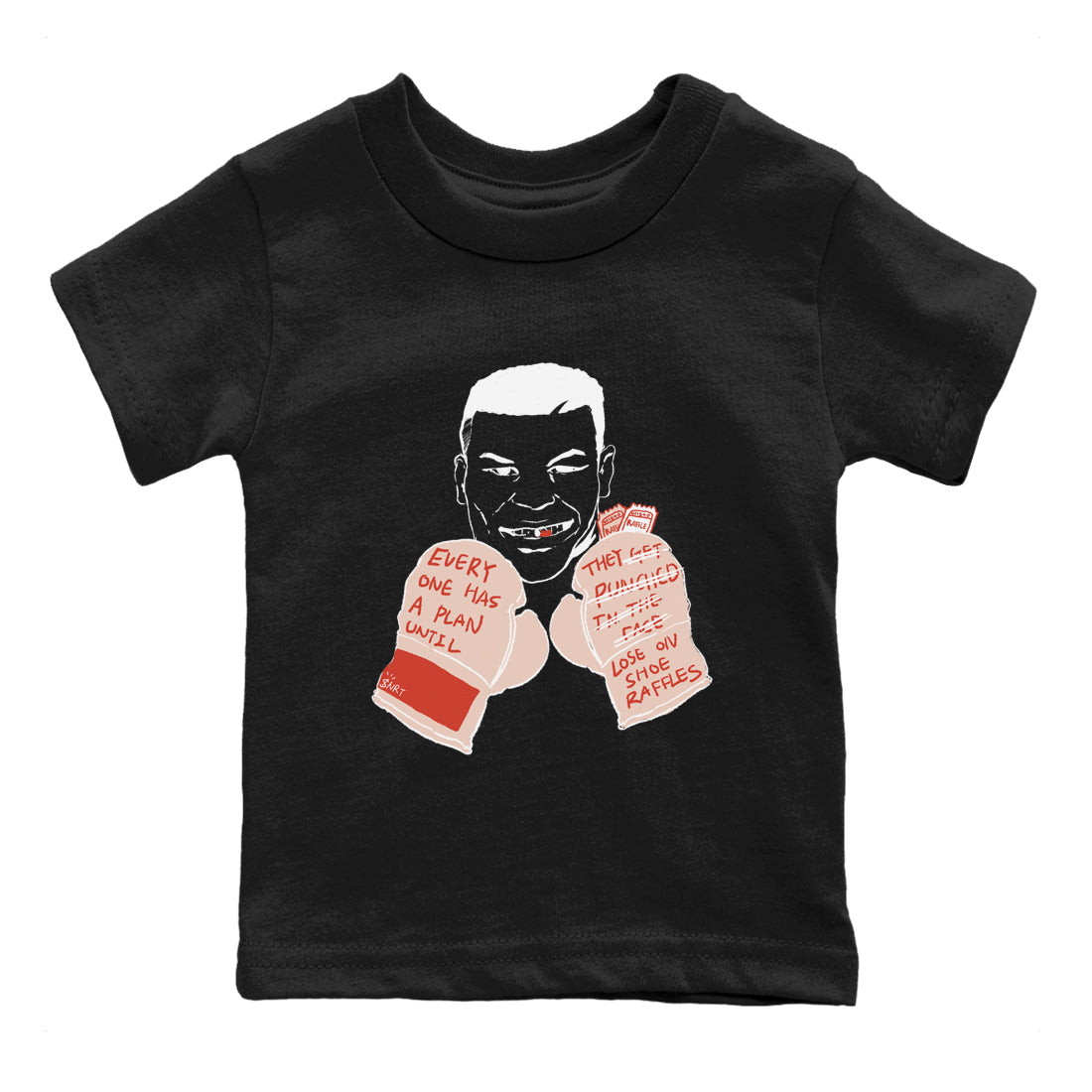 13s Dune Red shirts to match jordans Everyone Has A Plan sneaker match tees Air Jordan 13 Dune Red Drip Gear Zone streetwear brand Baby and Youth Black 2 cotton tee