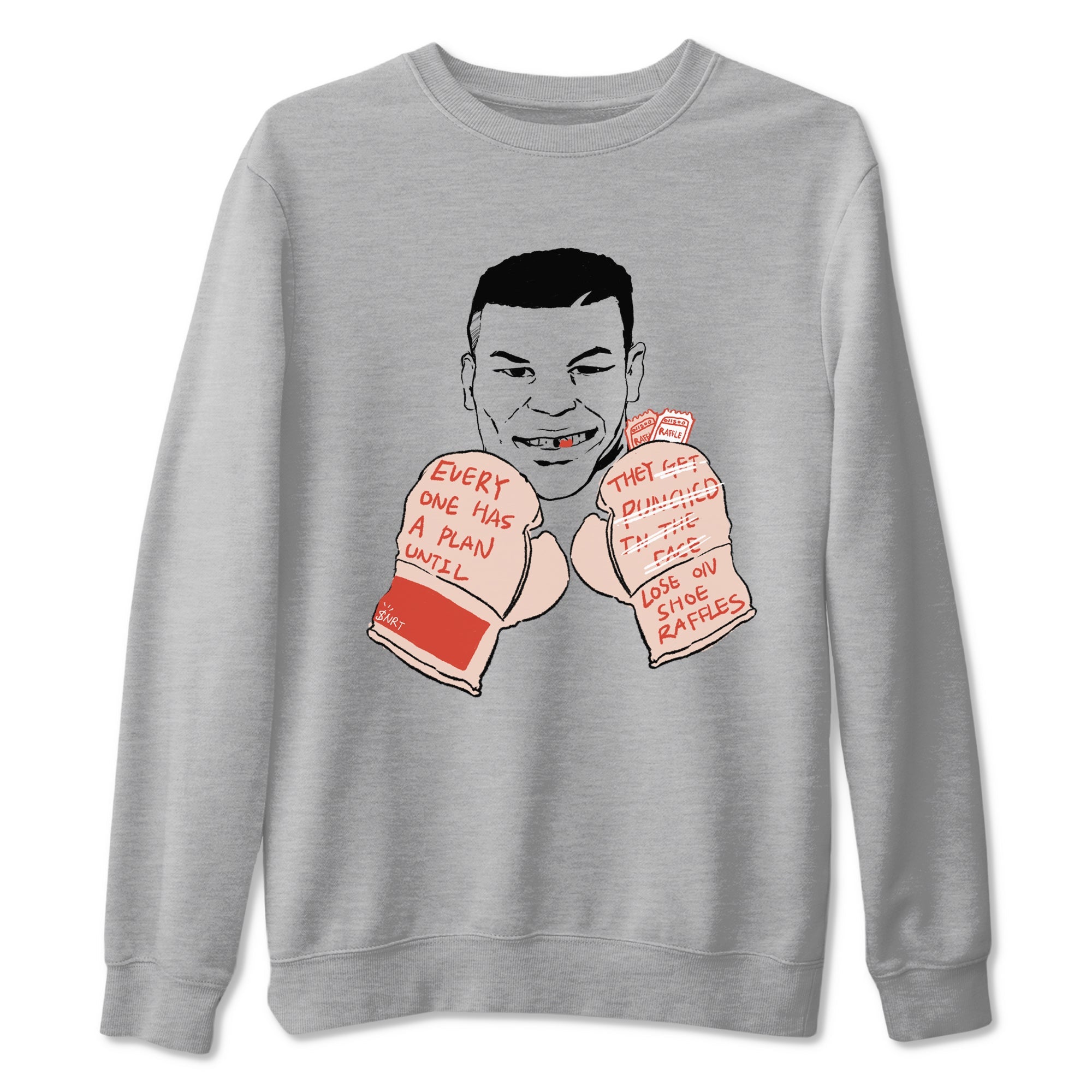 13s Dune Red shirts to match jordans Everyone Has A Plan sneaker match tees Air Jordan 13 Dune Red Drip Gear Zone streetwear brand Heather Grey 2 unisex cotton tee