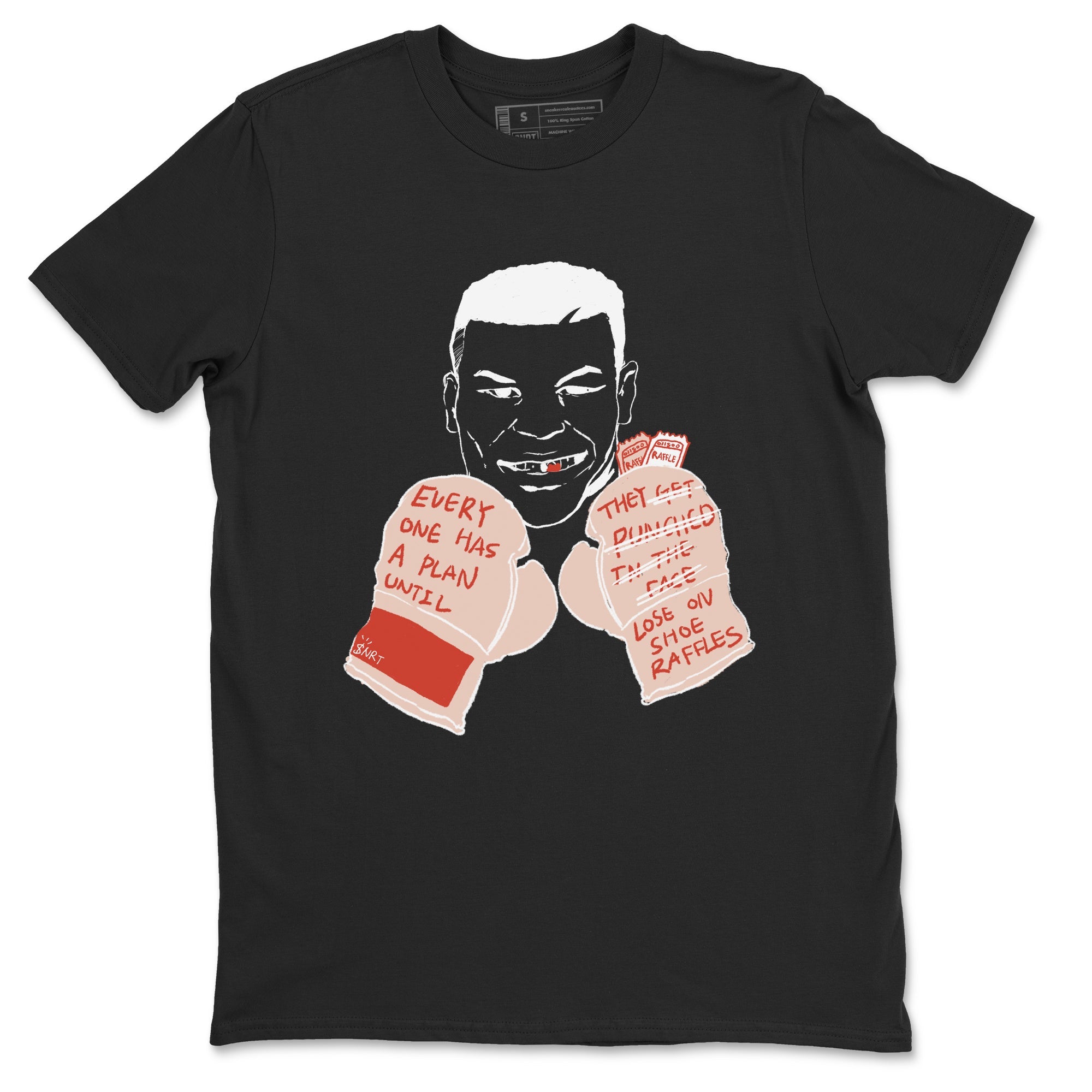 13s Dune Red shirts to match jordans Everyone Has A Plan sneaker match tees Air Jordan 13 Dune Red Drip Gear Zone streetwear brand Black 2 unisex cotton tee