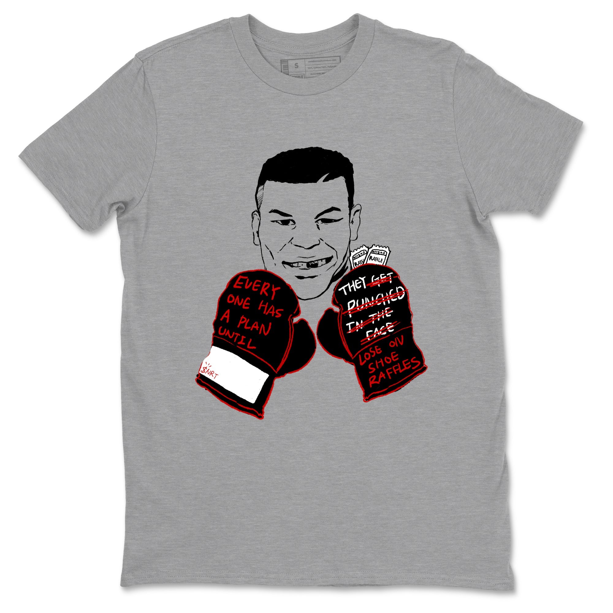 Air Jordan 14 Black Toe t shirts to match sneakers Everyone Has A Plan sneaker match tees 14s Black Toe sneaker match tee Drip Gear Zone unisex cotton Heather Grey 2 shirts