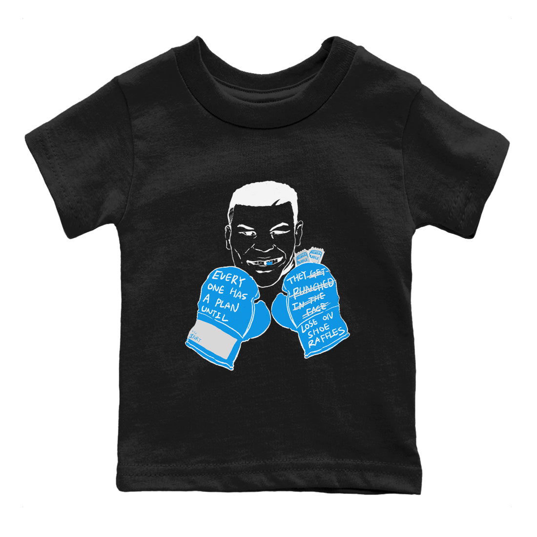 Air Jordan 4 industrial blue shirt to match jordans Everyone Has A Plan sneaker tees AJ4 Industrial Blue Drip Gear Zone baby toddler Black 2 cotton Shirt