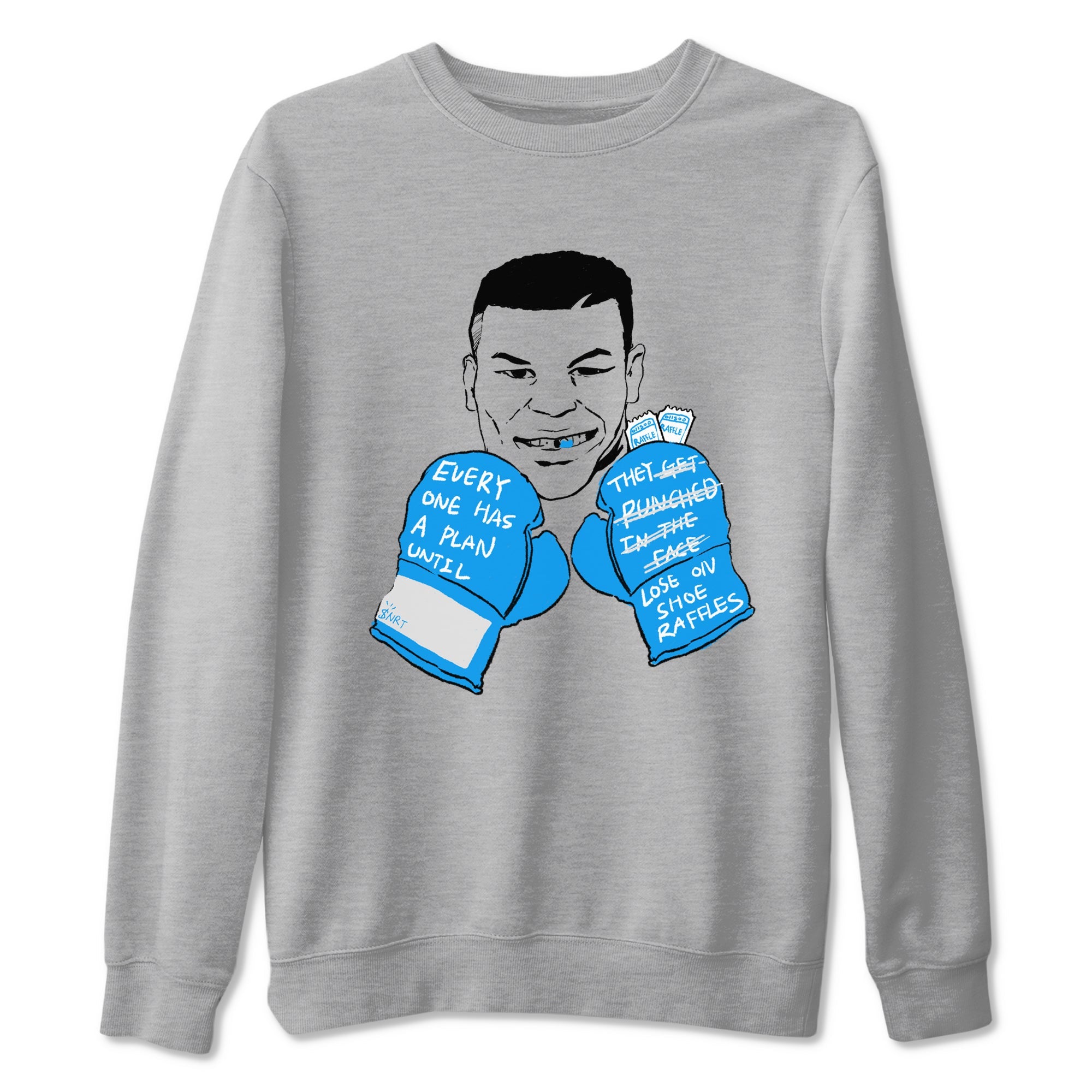 Air Jordan 4 industrial blue shirt to match jordans Everyone Has A Plan sneaker tees AJ4 Industrial Blue Drip Gear Zone unisex cotton Heather Grey 2 crew neck shirt