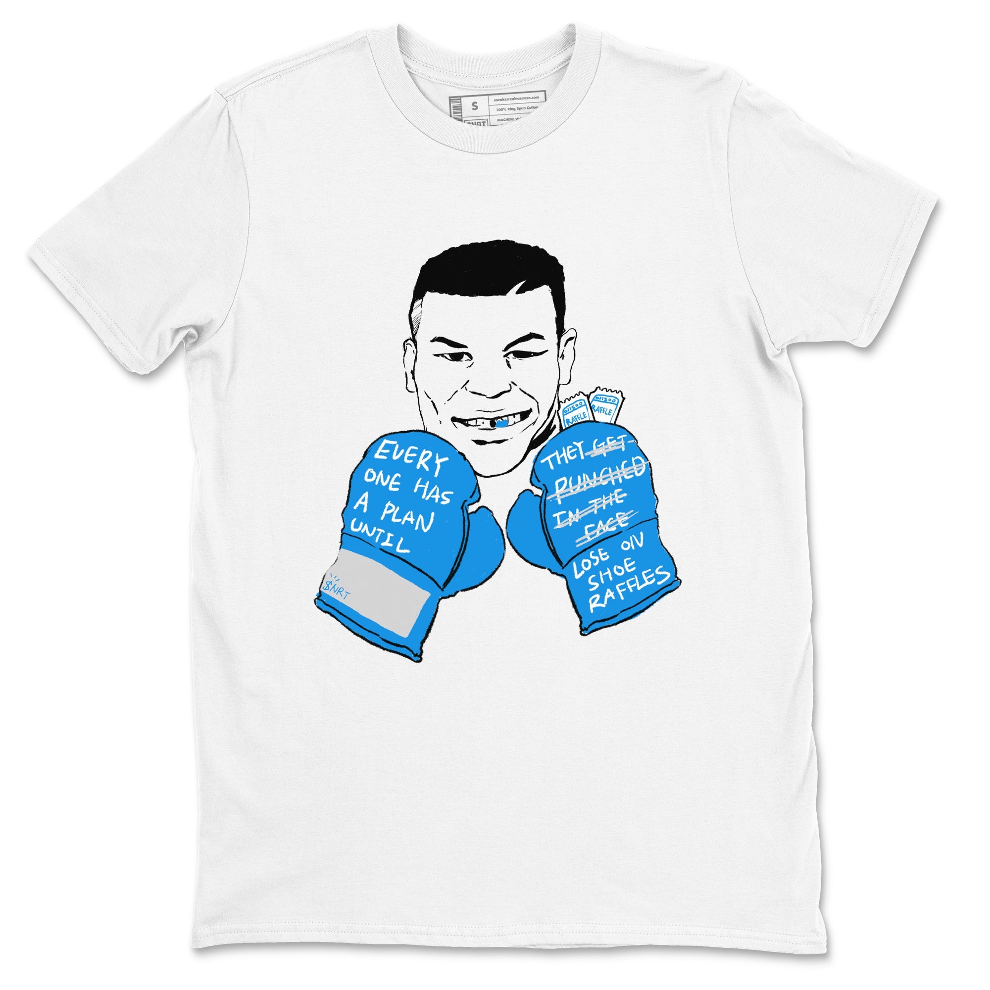 Air Jordan 4 industrial blue shirt to match jordans Everyone Has A Plan sneaker tees AJ4 Industrial Blue Drip Gear Zone unisex cotton White 2 crew neck shirt