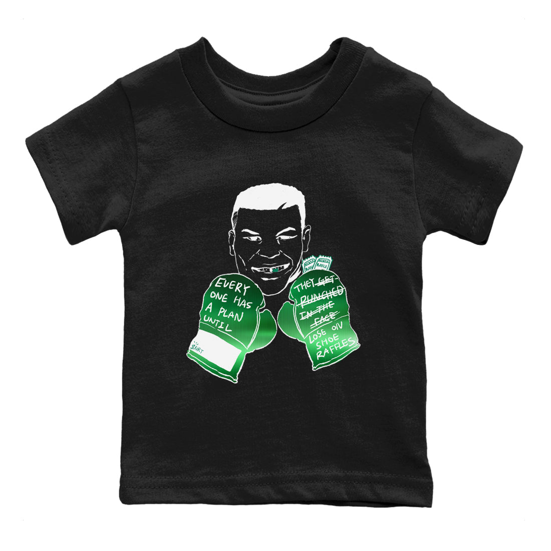 4s Oxidized Green shirts to match jordans Everyone Has A Plan sneaker match tees Air Jordan 4 Oxidized Green Drip Gear Zone streetwear brand Baby and Youth Black 2 cotton tee