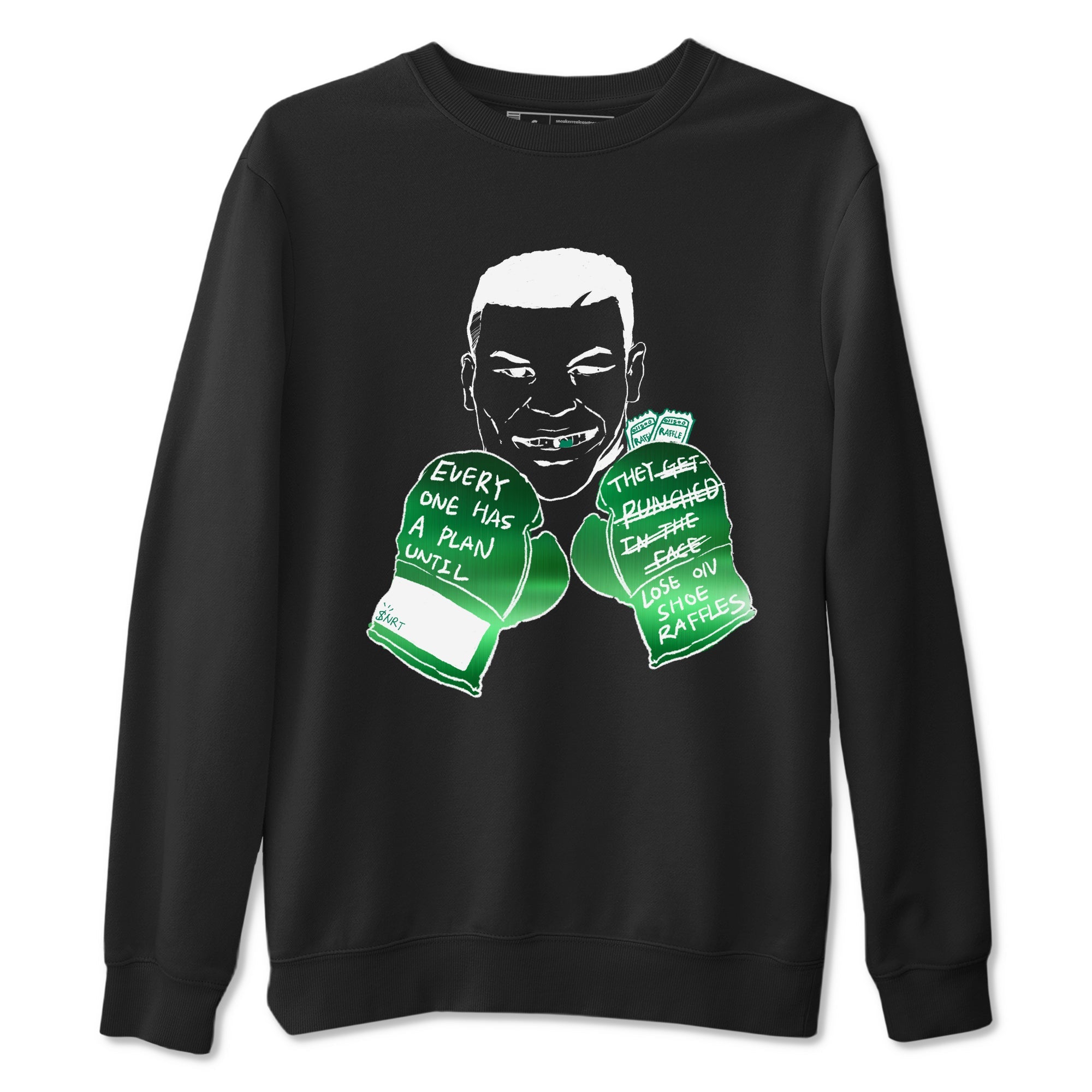 4s Oxidized Green shirts to match jordans Everyone Has A Plan sneaker match tees Air Jordan 4 Oxidized Green Drip Gear Zone streetwear brand Black 2 unisex cotton tee