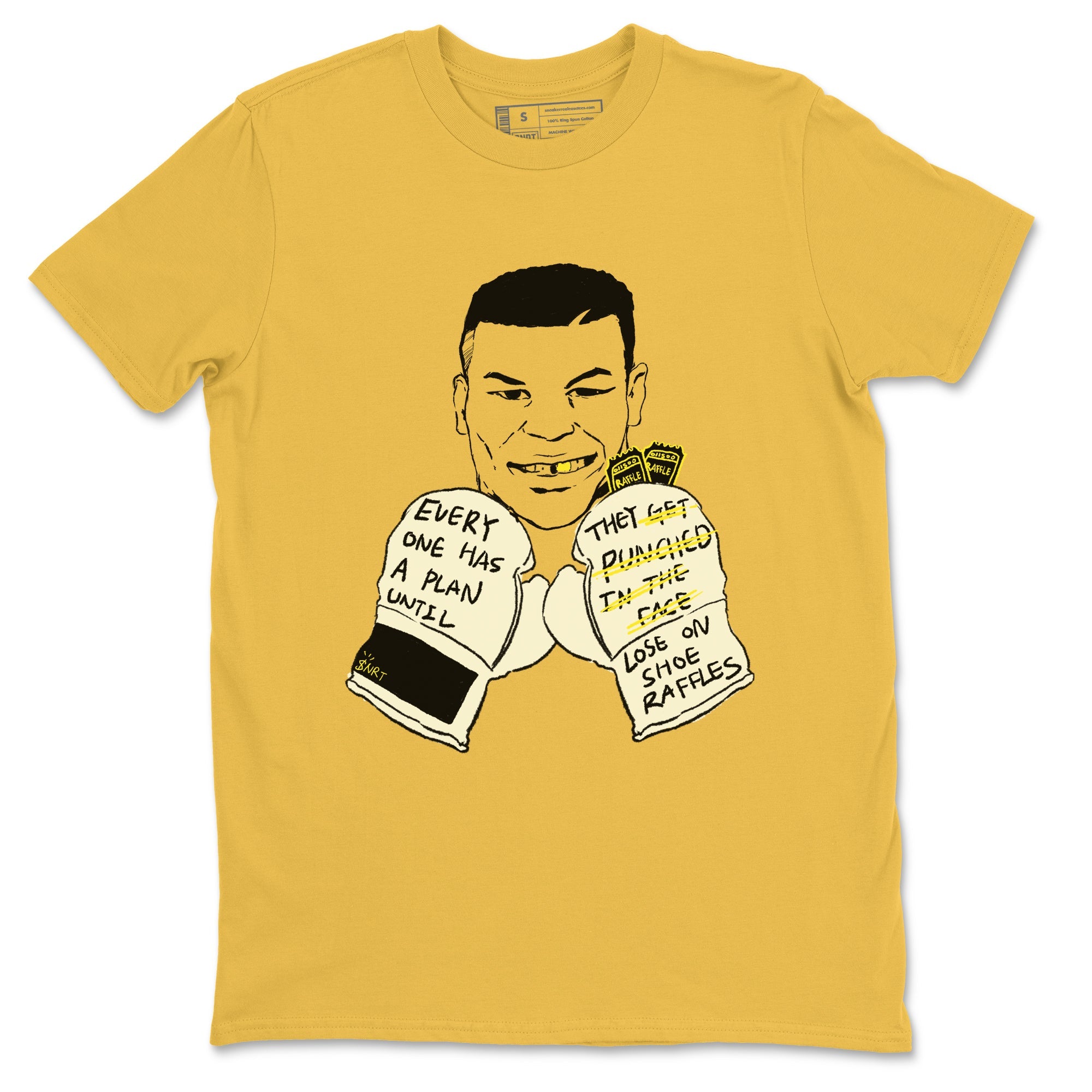 AJ4 Vivid Sulfur shirt to match jordans Everyone Has A Plan sneaker tees Air Jordan 4 Vivid Sulfur Drip Gear Zone unisex cotton Daisy 2 crew neck shirt