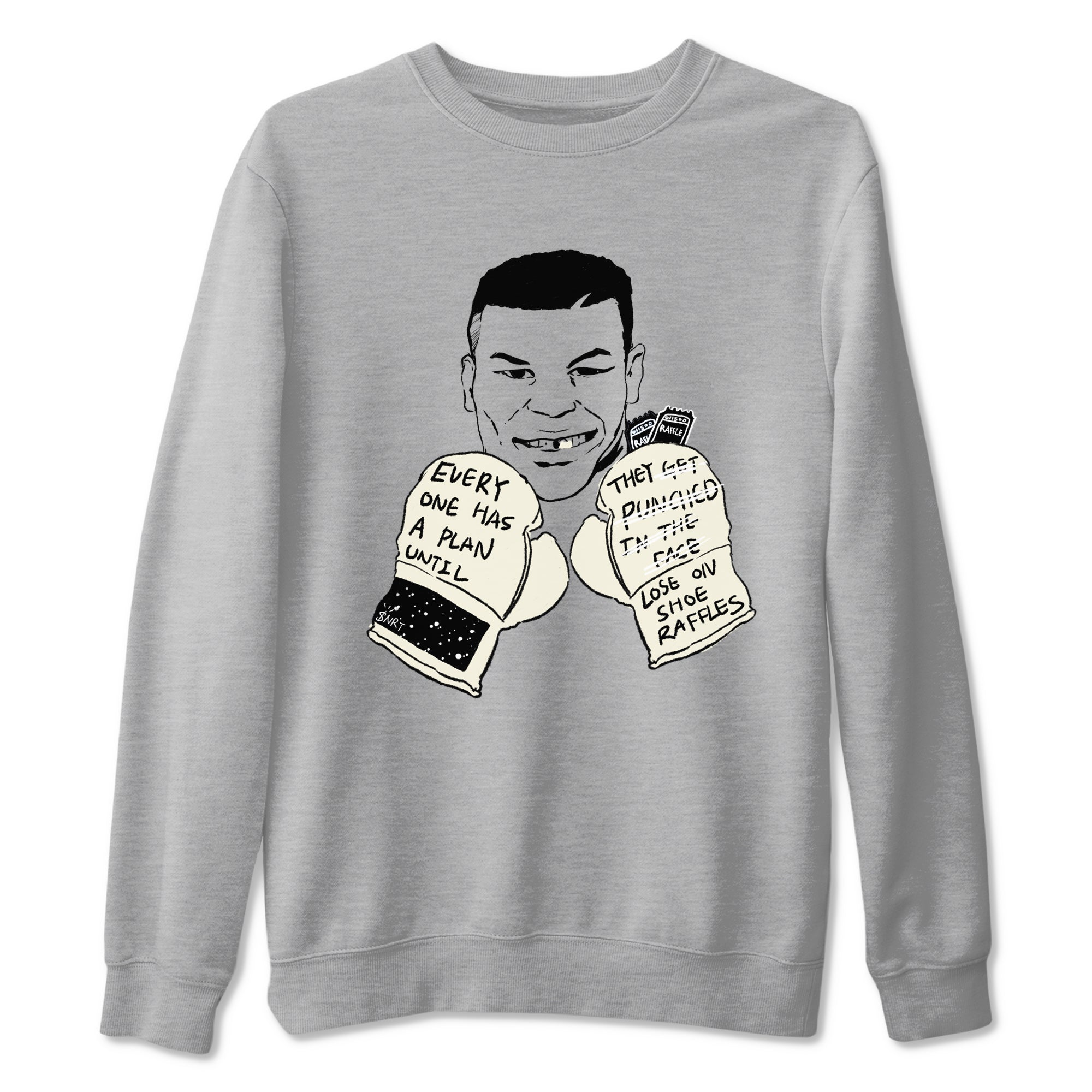 AJ5 Sail shirt to match jordans Everyone Has A Plan sneaker tees Air Jordan 5 Sail Drip Gear Zone unisex cotton Heather Grey 2 crew neck shirt