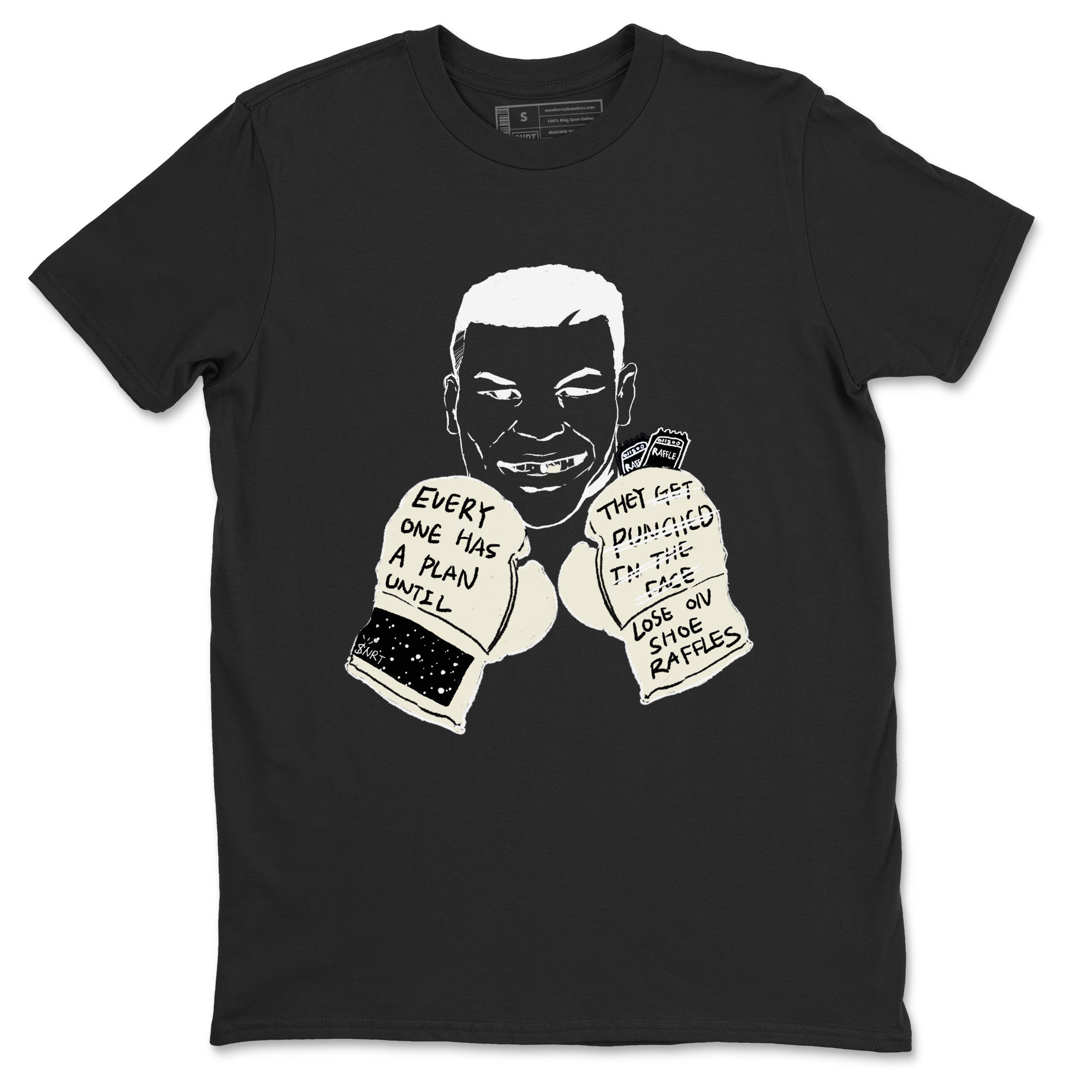 AJ5 Sail shirt to match jordans Everyone Has A Plan sneaker tees Air Jordan 5 Sail Drip Gear Zone unisex cotton Black 2 crew neck shirt
