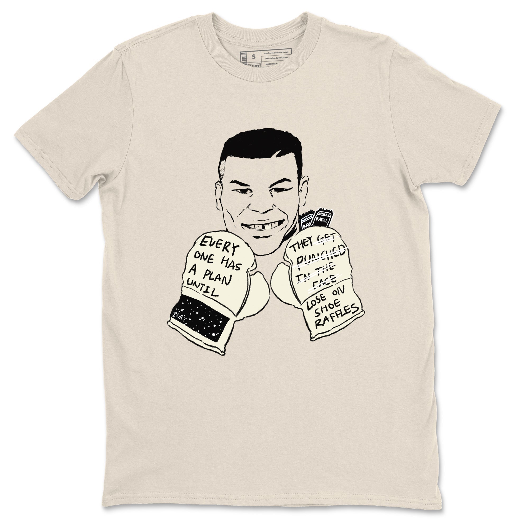 AJ5 Sail shirt to match jordans Everyone Has A Plan sneaker tees Air Jordan 5 Sail Drip Gear Zone unisex cotton Natural 2 crew neck shirt