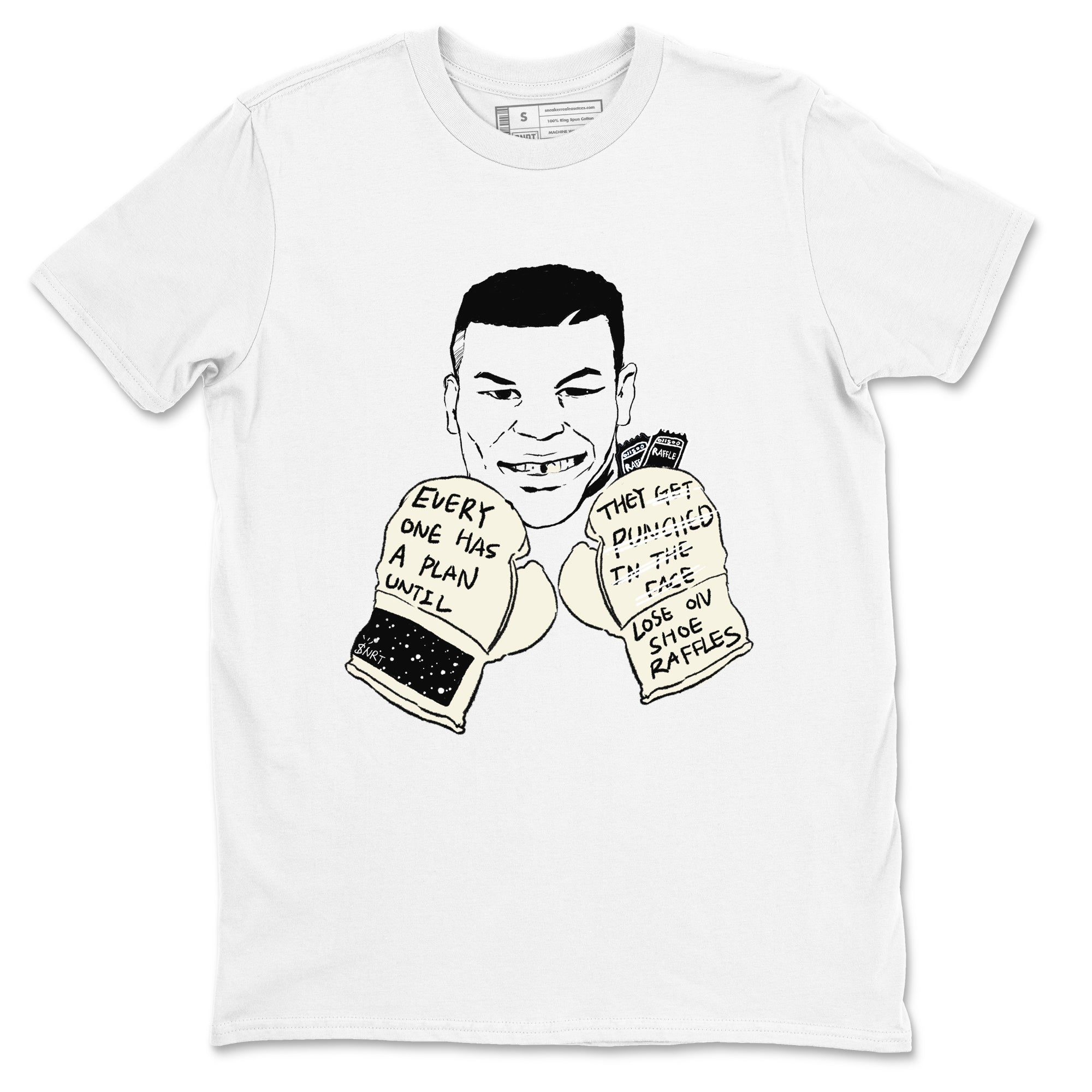 AJ5 Sail shirt to match jordans Everyone Has A Plan sneaker tees Air Jordan 5 Sail Drip Gear Zone unisex cotton White 2 crew neck shirt
