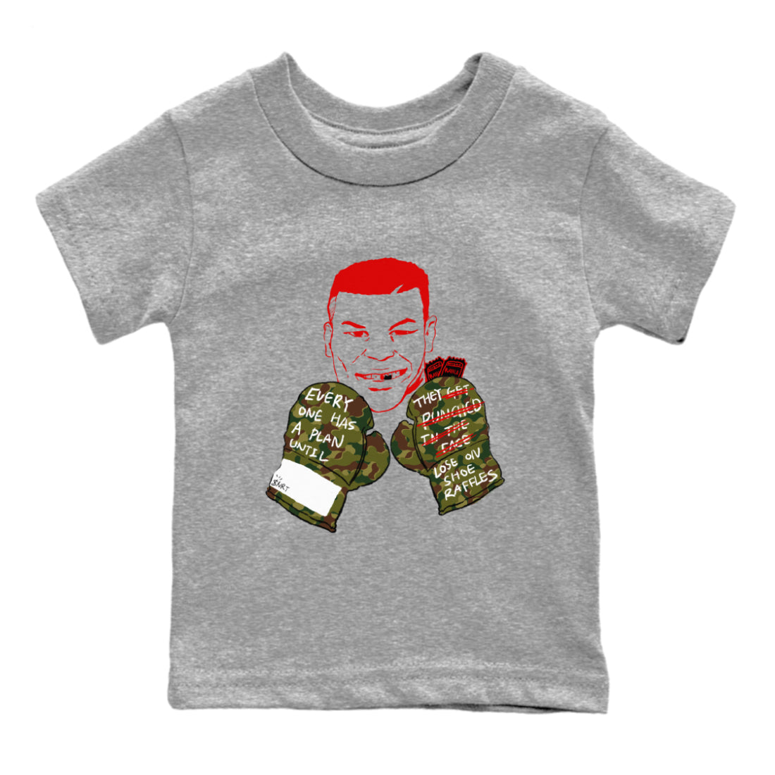 Air Max 90 Duck Camo shirts to match jordans Everyone Has A Plan sneaker match tees Air Max 90 Reverse Duck Camo match shoes to clothes Drip Gear Zone Youth Baby Heather Grey 2 tee