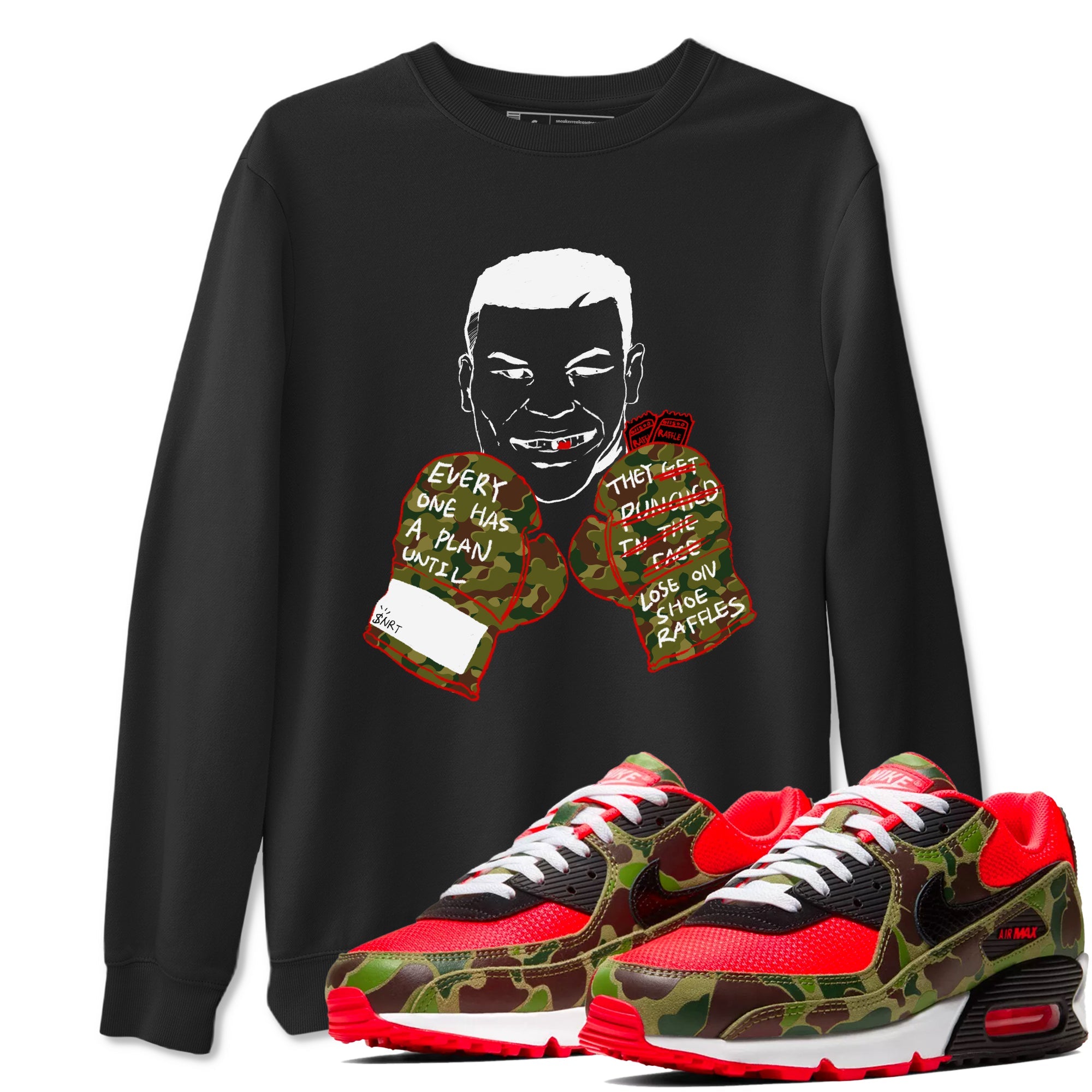 Air Max 90 Duck Camo shirts to match jordans Everyone Has A Plan sneaker match tees Air Max 90 Reverse Duck Camo match shoes to clothes Drip Gear Zone unisex cotton Black 1 shirts