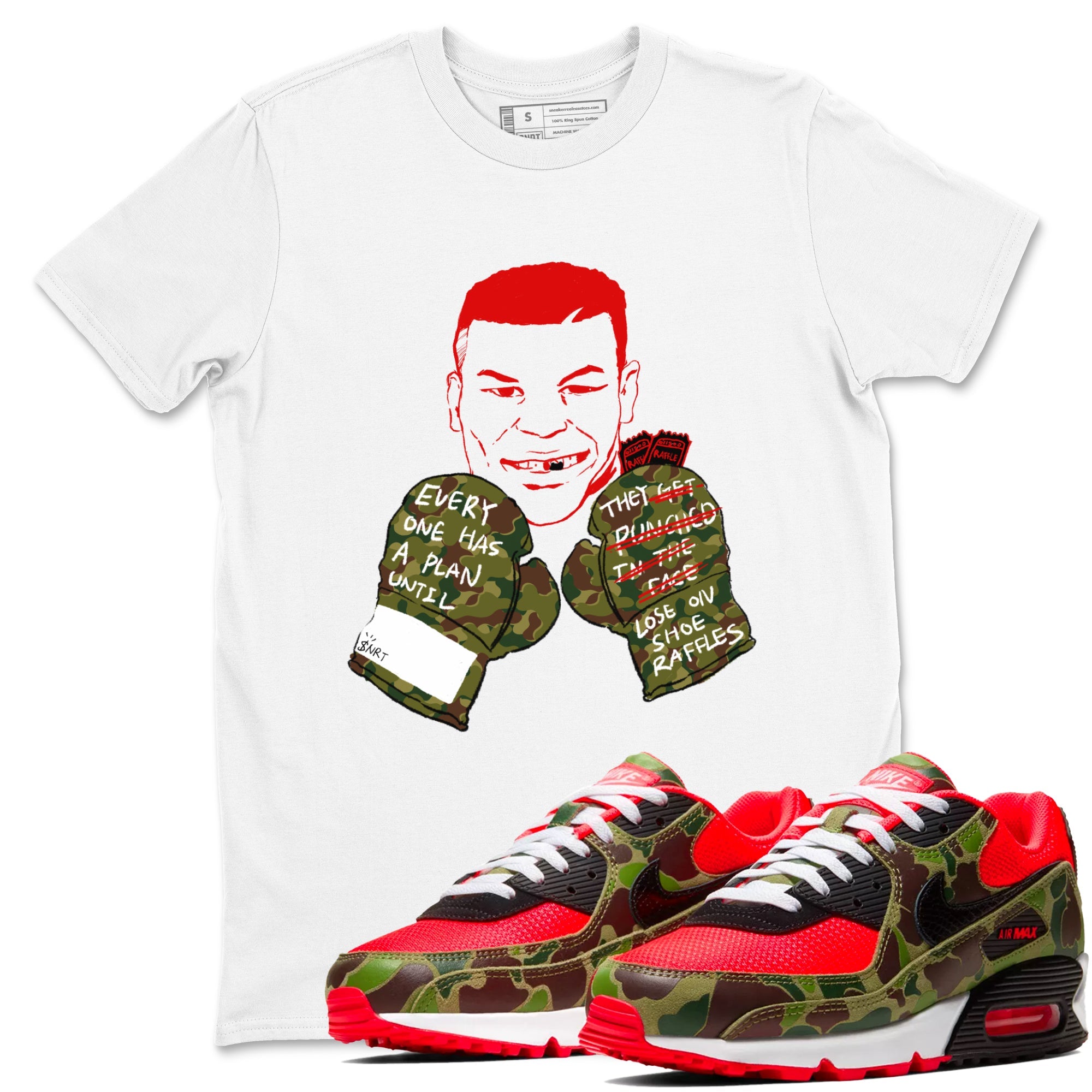 Air Max 90 Duck Camo shirts to match jordans Everyone Has A Plan sneaker match tees Air Max 90 Reverse Duck Camo match shoes to clothes Drip Gear Zone unisex cotton White 1 shirts