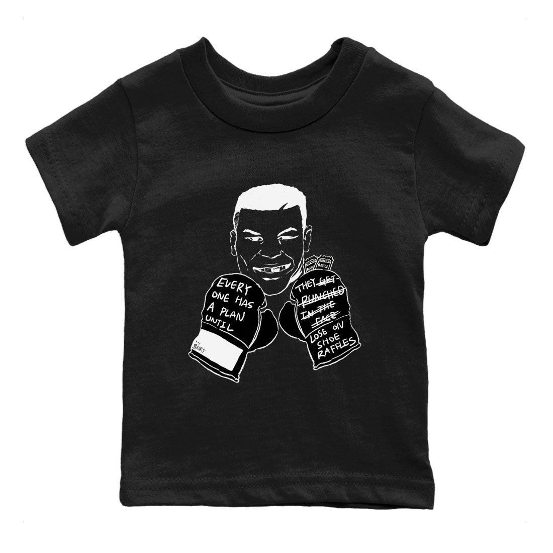 Dunk Panda shirts to match jordans Everyone Has A Plan sneaker match tees Dunk Panda Drip Gear Zone Youth Baby Black 2 crew neck shirts