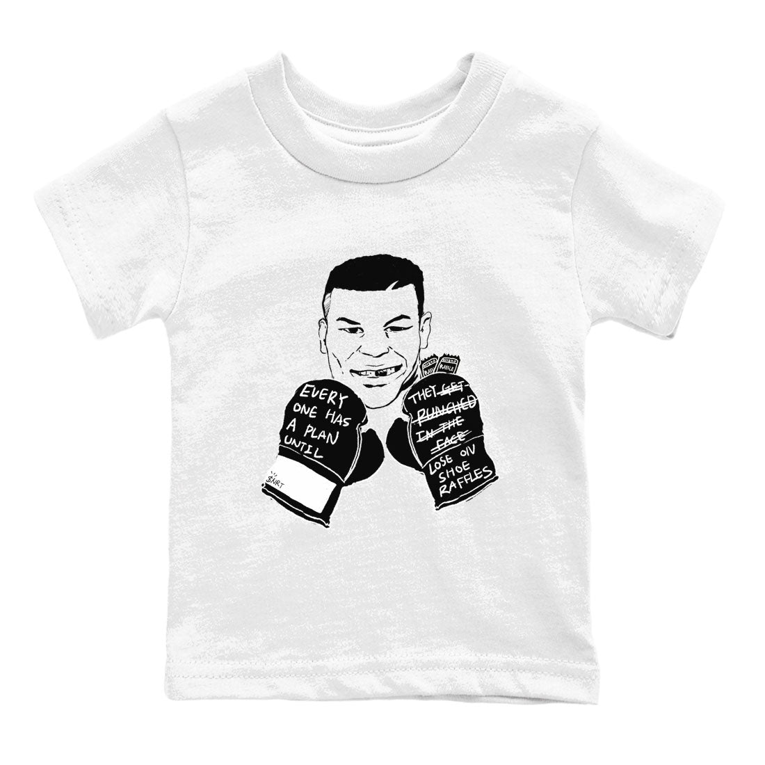 Dunk Panda shirts to match jordans Everyone Has A Plan sneaker match tees Dunk Panda Drip Gear Zone Youth Baby White 2 crew neck shirts