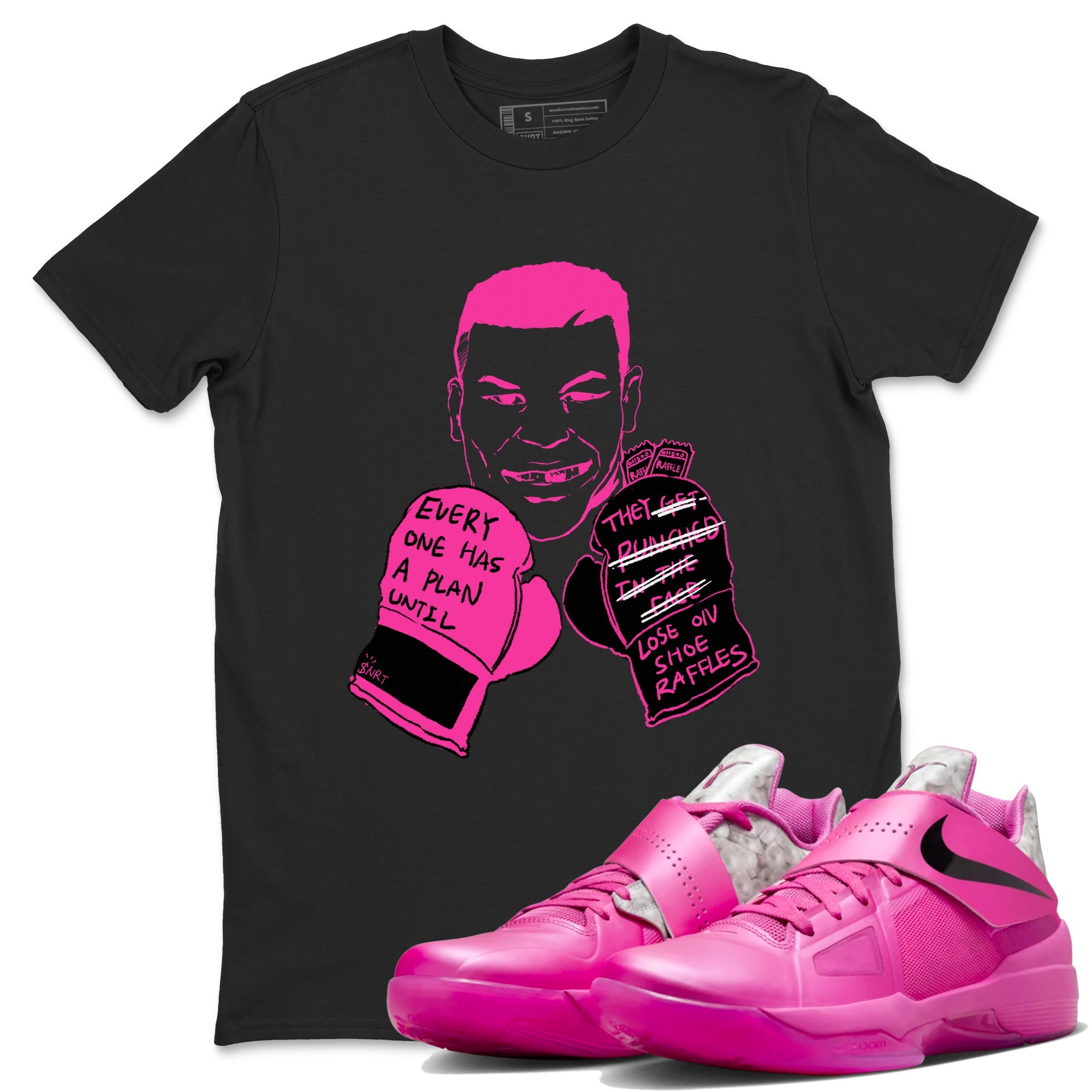 Nike KD 4 Retro Aunt Pearl shirts to match jordans Everyone Has A Plan sneaker match tees Nike KD 4 Aunt Pearl match shoes to clothes Drip Gear Zone unisex cotton Black 1 shirts