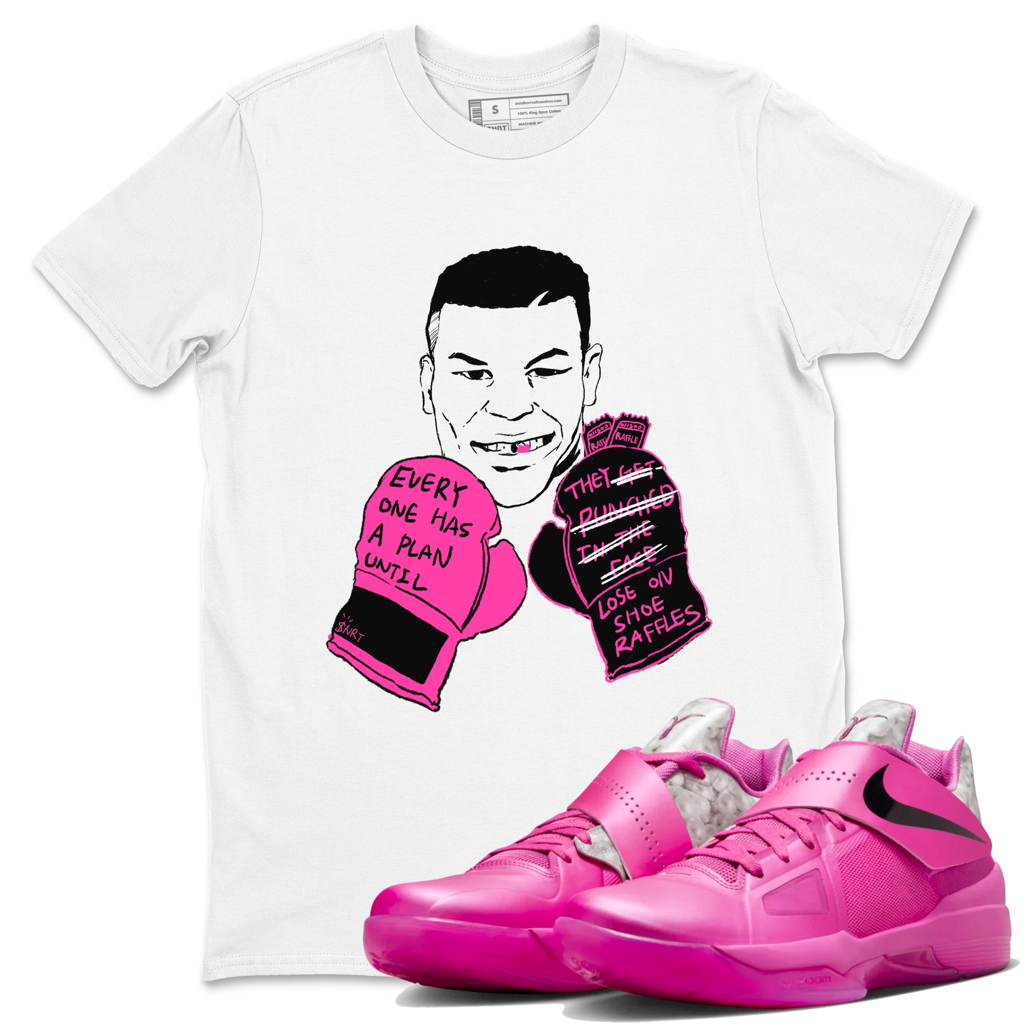 Nike KD 4 Retro Aunt Pearl shirts to match jordans Everyone Has A Plan sneaker match tees Nike KD 4 Aunt Pearl match shoes to clothes Drip Gear Zone unisex cotton White 1 shirts