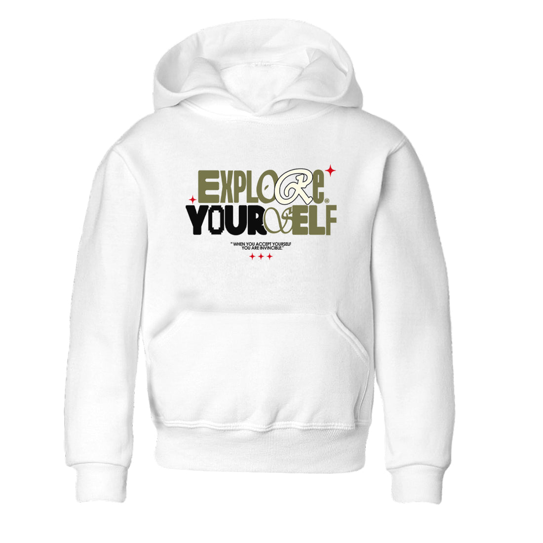 AJ1 Travis Scott Black Olive shirts to match jordans Explore Yourself sneaker match tees Air Jordan 1 Travis Scott Black Olive Drip Gear Zone streetwear brand Baby and Youth White 2 cotton tee