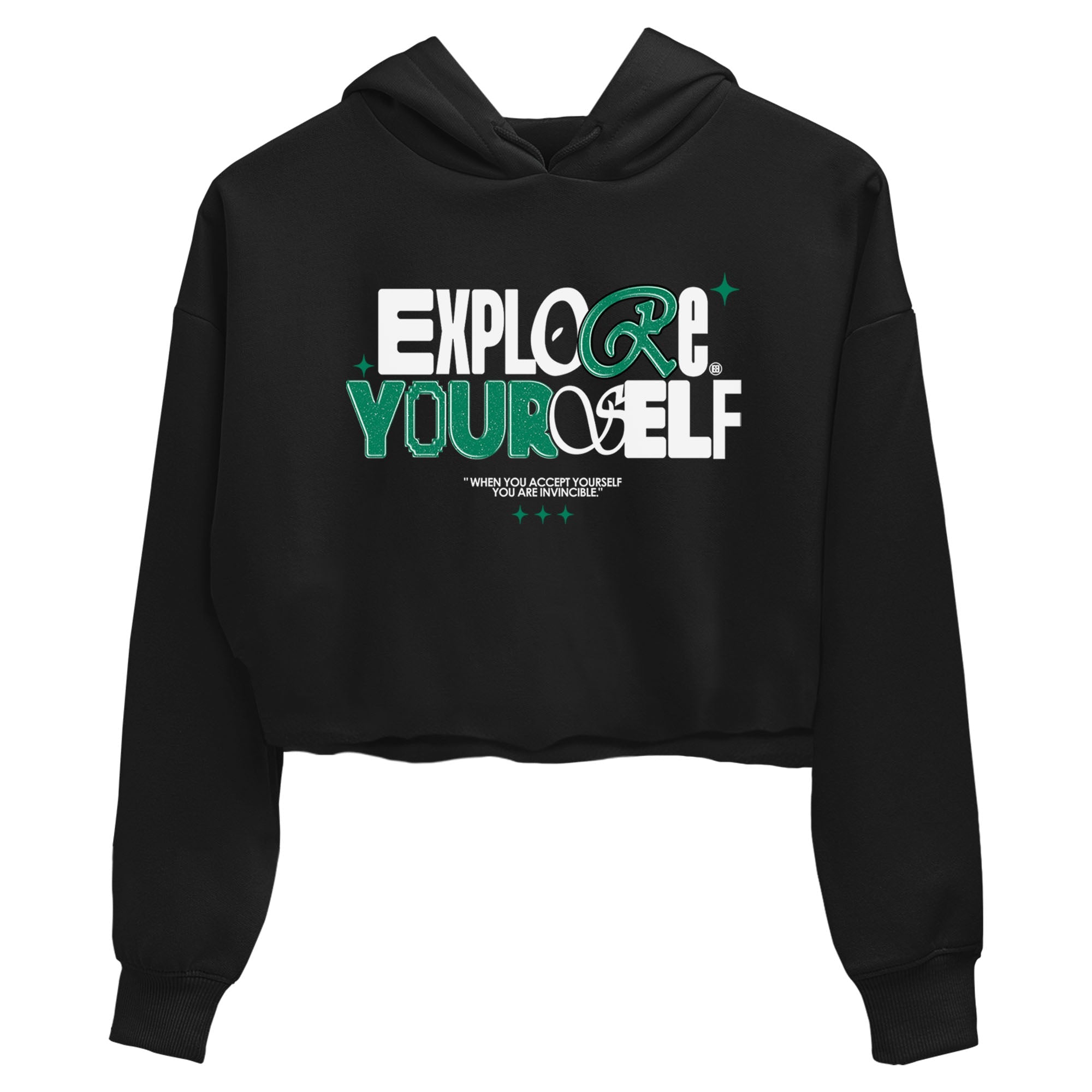 4s Oxidized Green shirts to match jordans Explore Yourself sneaker match tees Air Jordan 4 Oxidized Green Drip Gear Zone streetwear brand Black 2 crop tee
