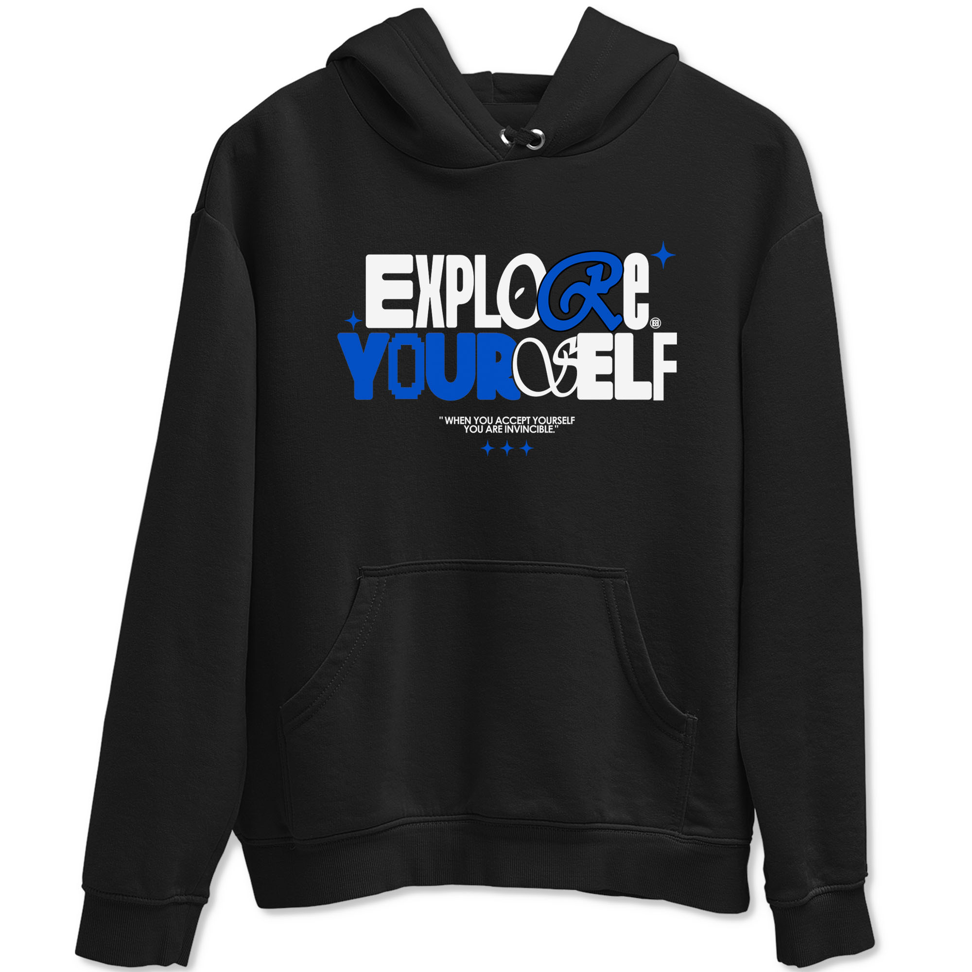 Yeezy Slide Azure shirts to match jordans Explore Yourself sneaker match tees Yeezy Slide Azure Drip Gear Zone streetwear brand Black 2 unisex cotton tee