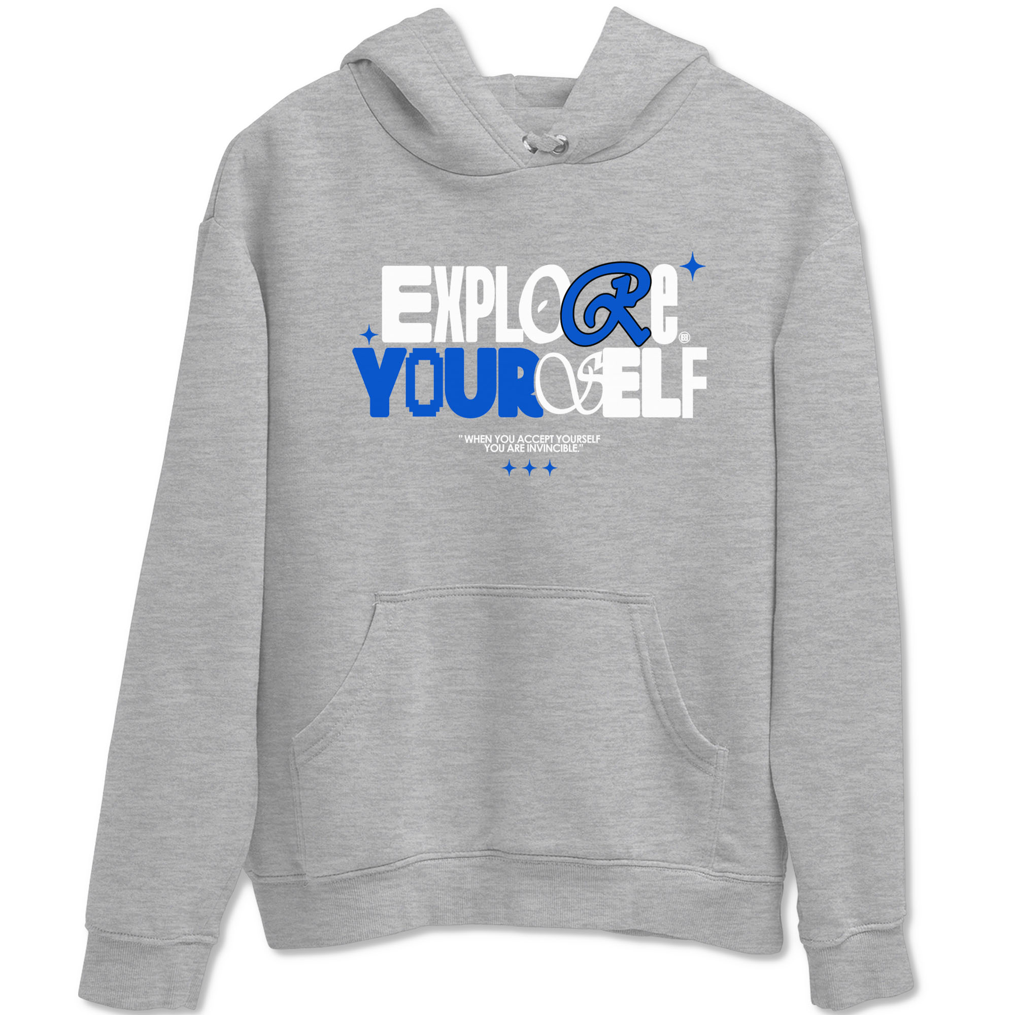 Yeezy Slide Azure shirts to match jordans Explore Yourself sneaker match tees Yeezy Slide Azure Drip Gear Zone streetwear brand Heather Grey 2 unisex cotton tee