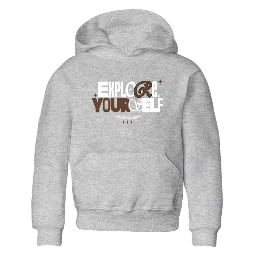 Yeezy Slide Flax shirts to match jordans Explore Yourself sneaker match tees Yeezy Slide Flax Drip Gear Zone streetwear brand Baby and Youth Heather Grey 2 cotton tee