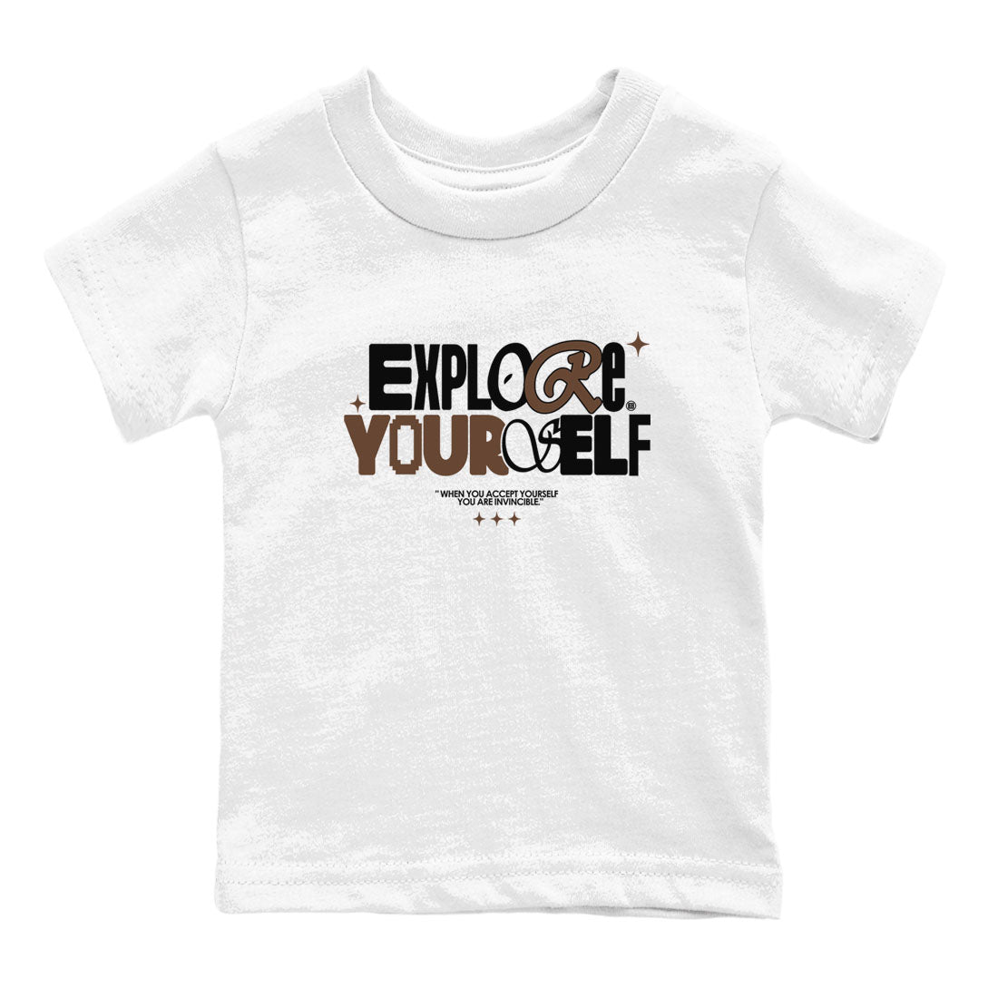 Yeezy Slide Flax shirts to match jordans Explore Yourself sneaker match tees Yeezy Slide Flax Drip Gear Zone streetwear brand Baby and Youth White 2 cotton tee