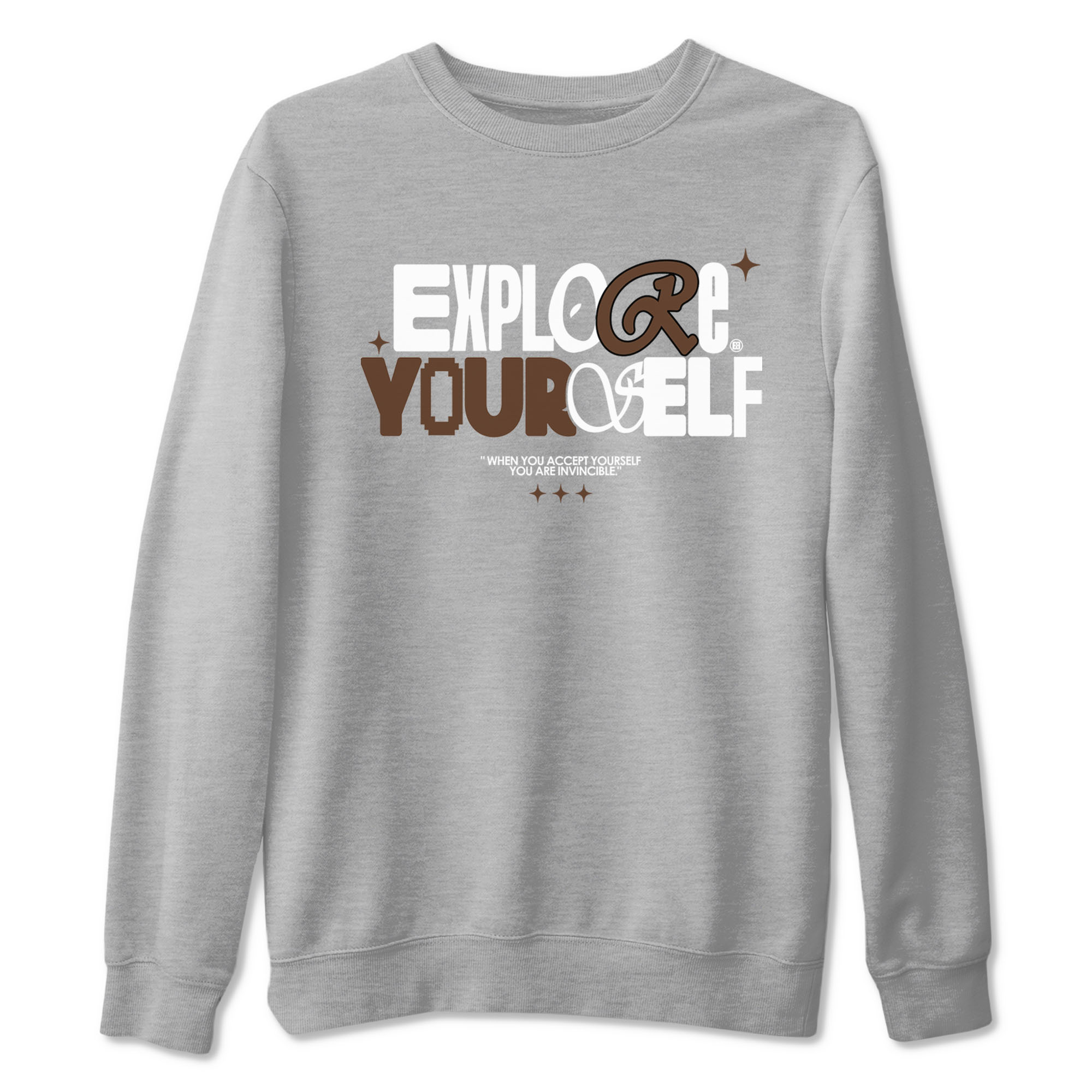 Yeezy Slide Flax shirts to match jordans Explore Yourself sneaker match tees Yeezy Slide Flax Drip Gear Zone streetwear brand Heather Grey 2 unisex cotton tee