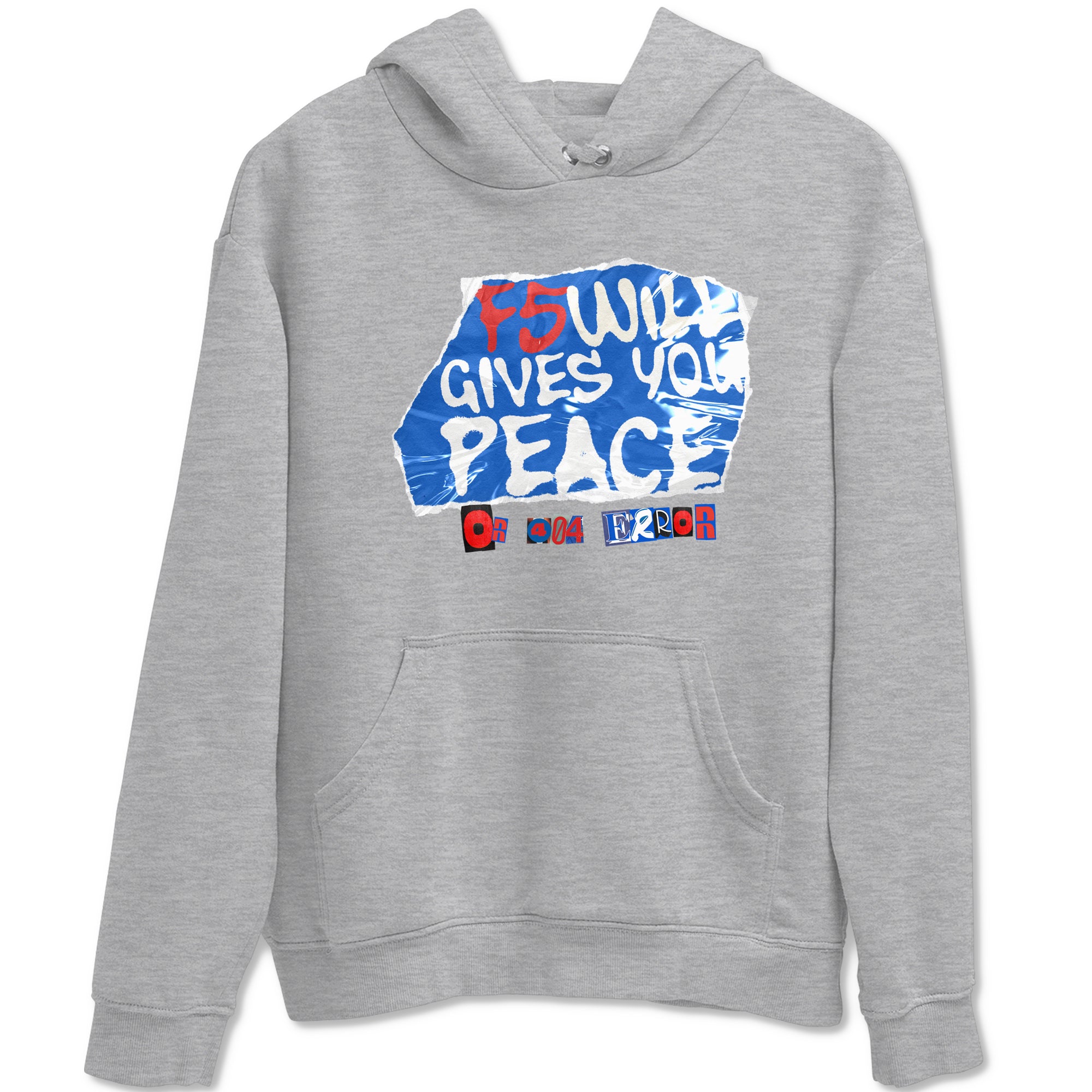Air Force 1 404 Error shirt to match jordans F5 Will Gives You Peace sneaker tees Air Force 1 404 Error Drip Gear Zone unisex cotton Heather Grey 2 crew neck shirt