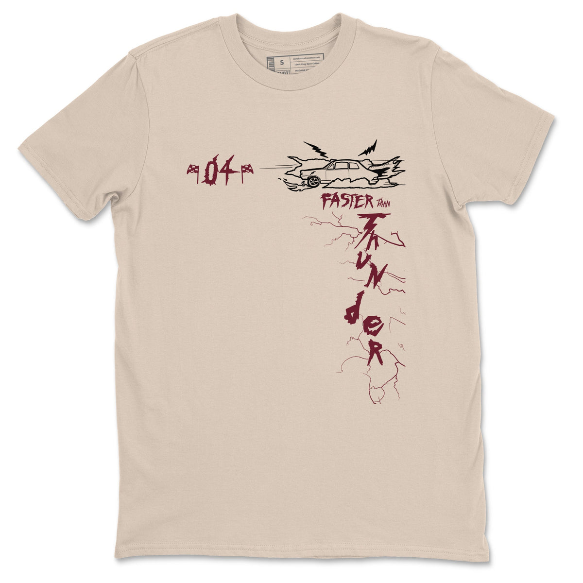 4s A Ma Maniere x Fossil Stone shirts to match jordans Faster Than Thunder sneaker match tees Air Jordan 4 A Ma Maniere x Fossil Stone match shoes to clothes Drip Gear Zone unisex cotton Sand 2 shirts