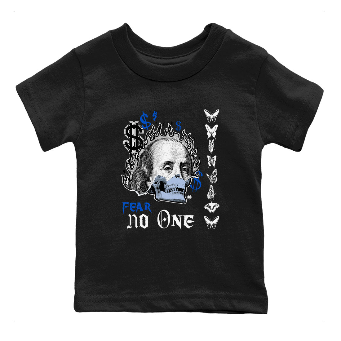 Air Jordan 11 Space shirt to match jordans Fear No One sneaker tees 11s Space Drip Gear Zone baby toddler Black 2 cotton Shirt