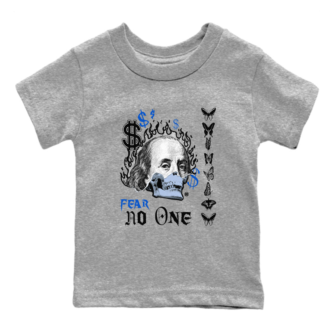 Air Jordan 11 Space shirt to match jordans Fear No One sneaker tees 11s Space Drip Gear Zone baby toddler Heather Grey 2 cotton Shirt