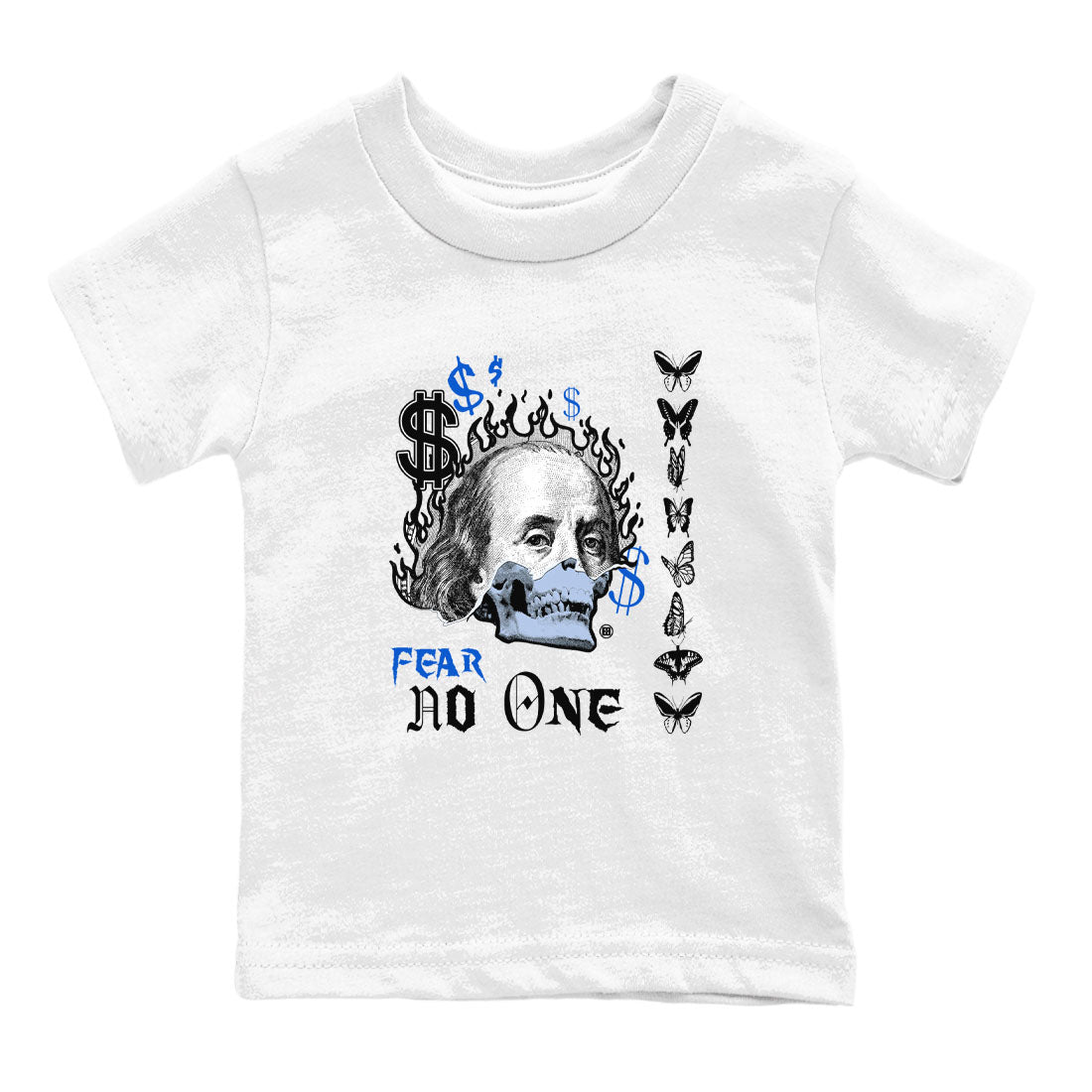 Air Jordan 11 Space shirt to match jordans Fear No One sneaker tees 11s Space Drip Gear Zone baby toddler White 2 cotton Shirt