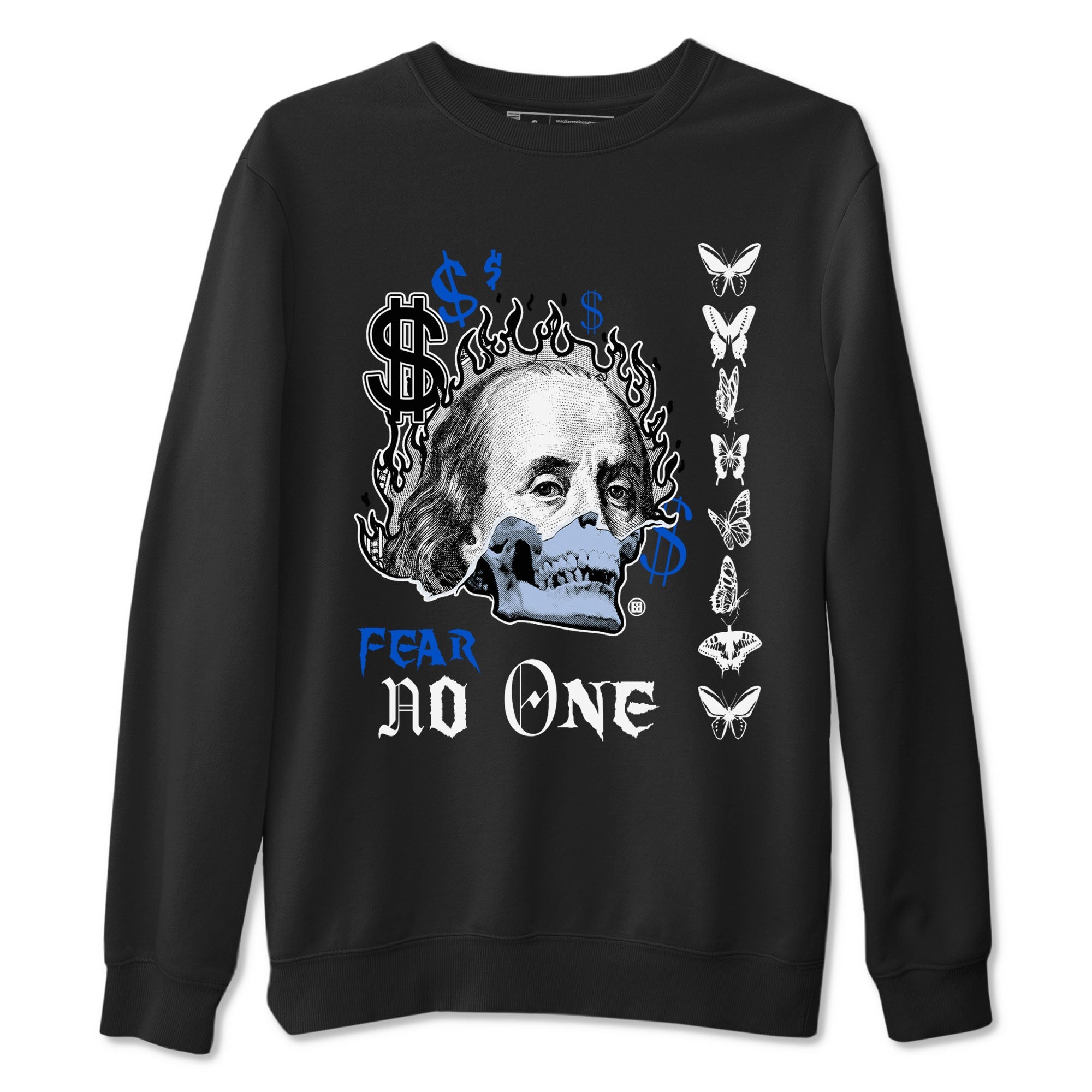 Air Jordan 11 Space shirt to match jordans Fear No One sneaker tees 11s Space Drip Gear Zone unisex cotton Black 2 crew neck shirt