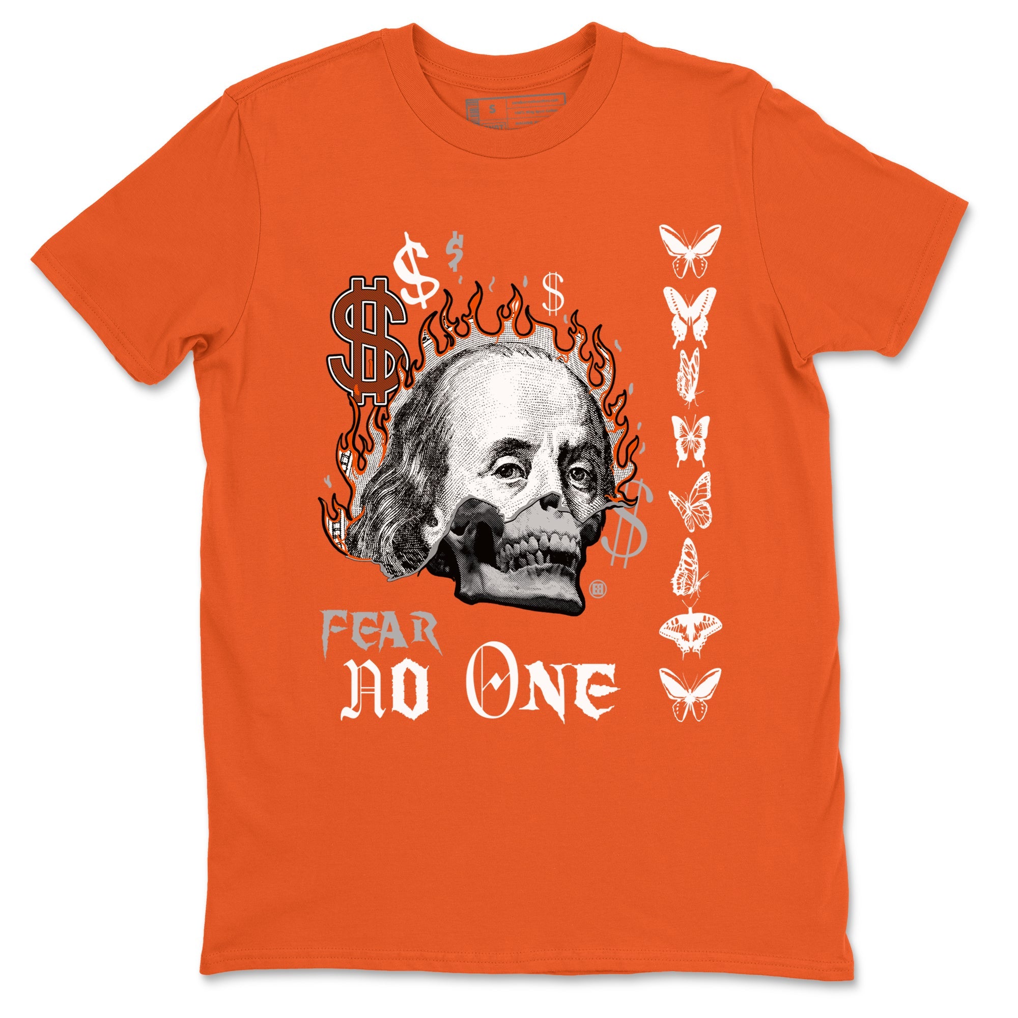 Air Max 1 OG '86 'Summit White and Cosmic Clay shirts to match jordans Fear No One sneaker match tees Air Max 1 Cosmic Clay match shoes to clothes Drip Gear Zone unisex cotton Orange 2 shirts