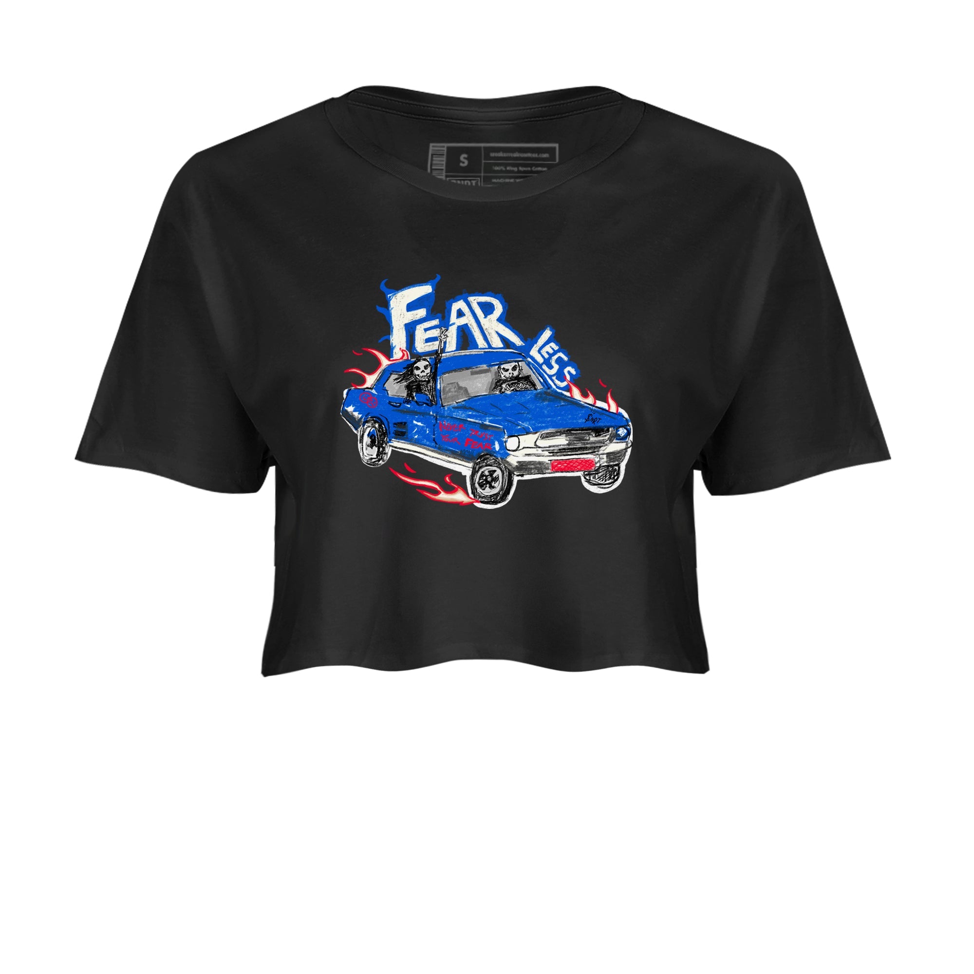 Air Force 1 404 Error shirt to match jordans Fearless Car sneaker tees Air Force 1 404 Error Drip Gear Zone Black 2 crop length shirt
