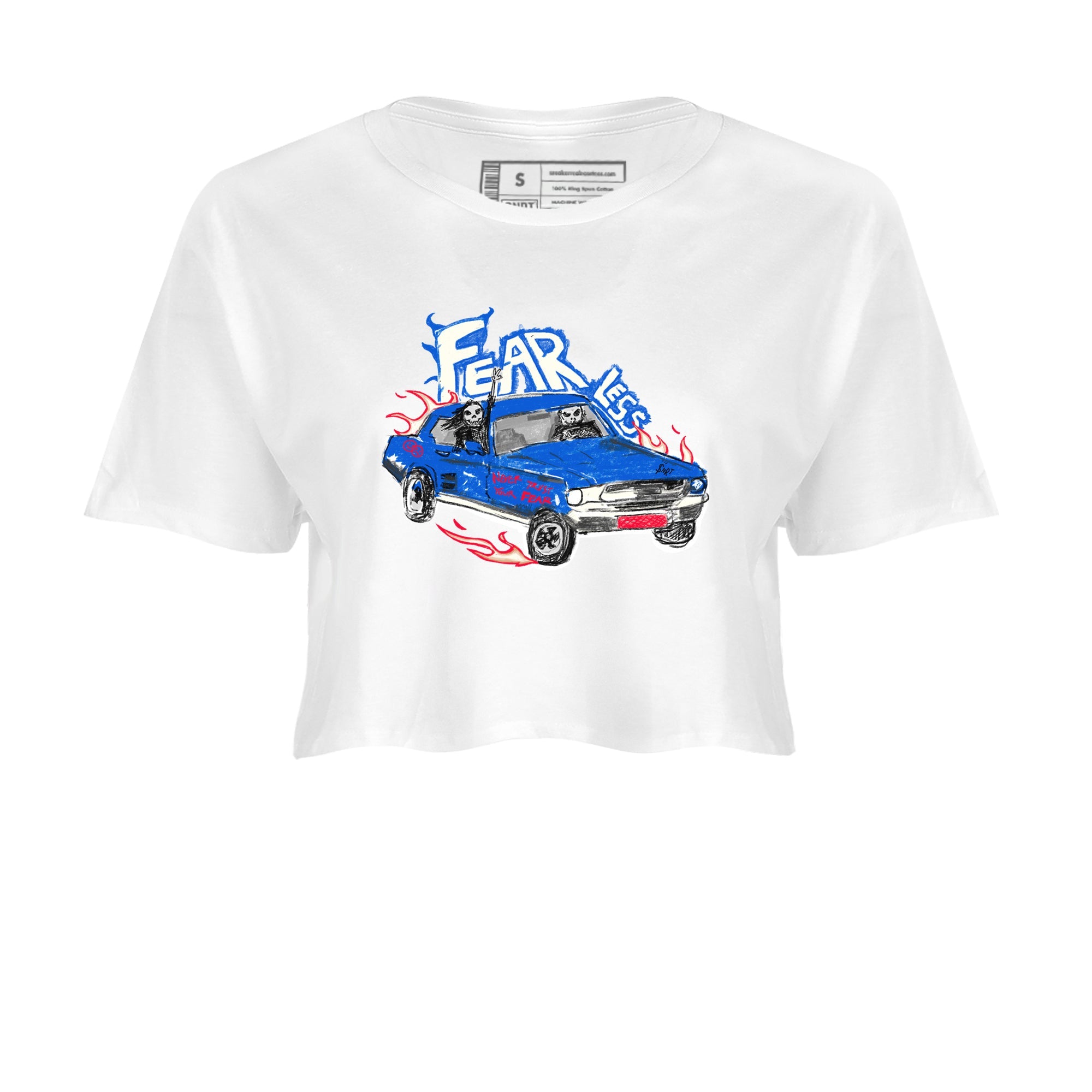 Air Force 1 404 Error shirt to match jordans Fearless Car sneaker tees Air Force 1 404 Error Drip Gear Zone White 2 crop length shirt