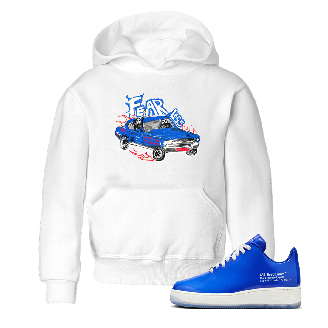 Air Force 1 404 Error shirt to match jordans Fearless Car sneaker tees Air Force 1 404 Error Drip Gear Zone baby toddler White 1 cotton Shirt